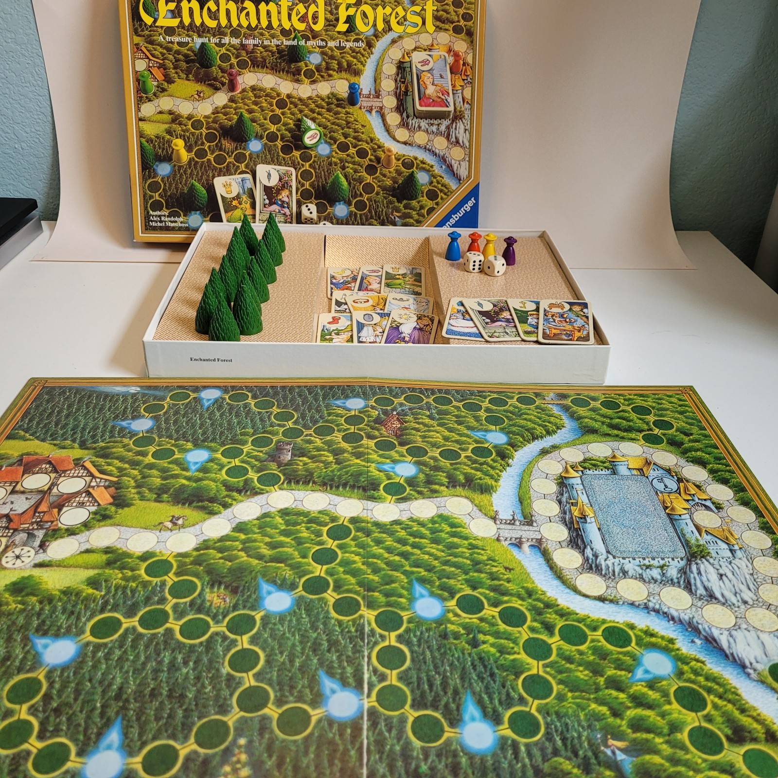 Vtg 1982 Enchanted Forest Board Game Ravensburg Germany Incomplete Description