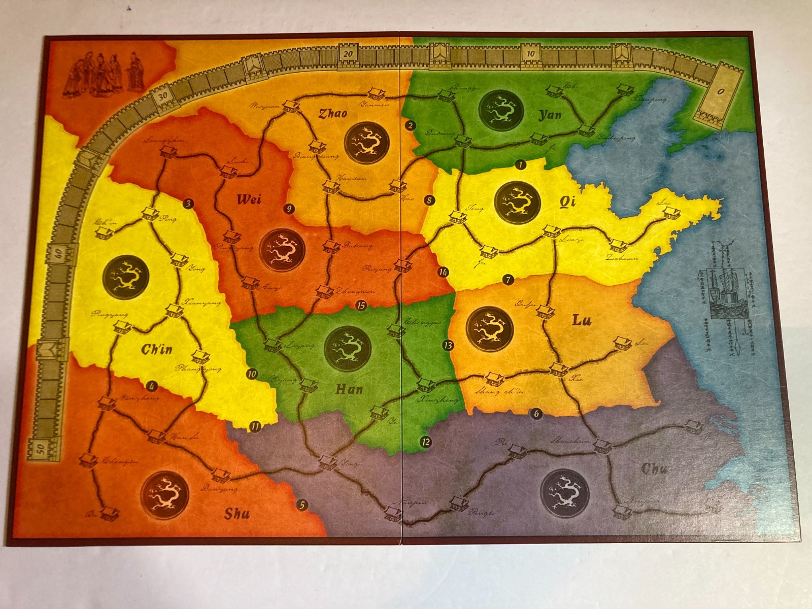 CHINA board game MICHAEL SCHACHT 2005 UBER PLAY