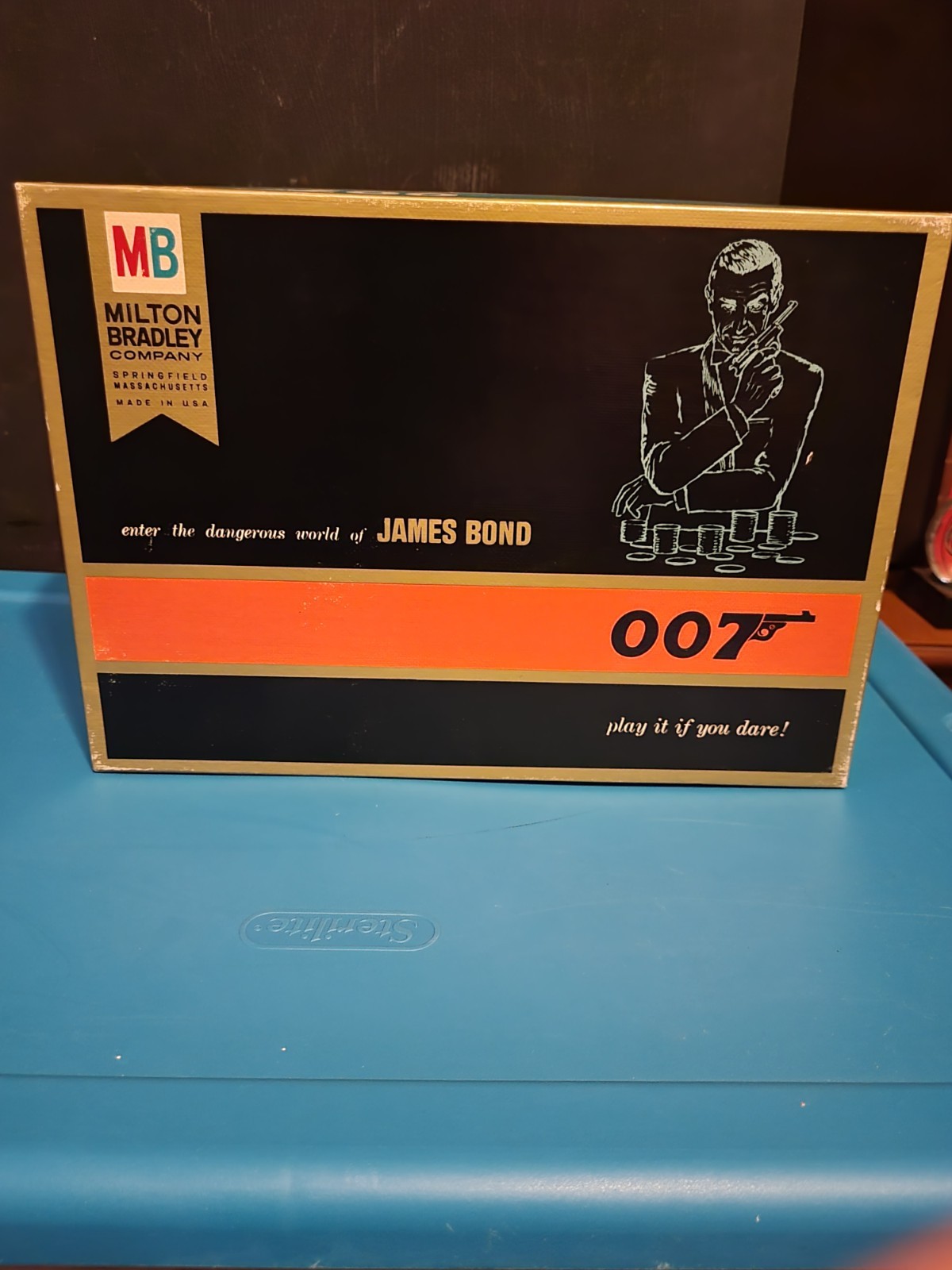 ORIGINAL JAMES BOND 007 BOARD GAME MILTON BRADLEY 1965 COMPLETE!