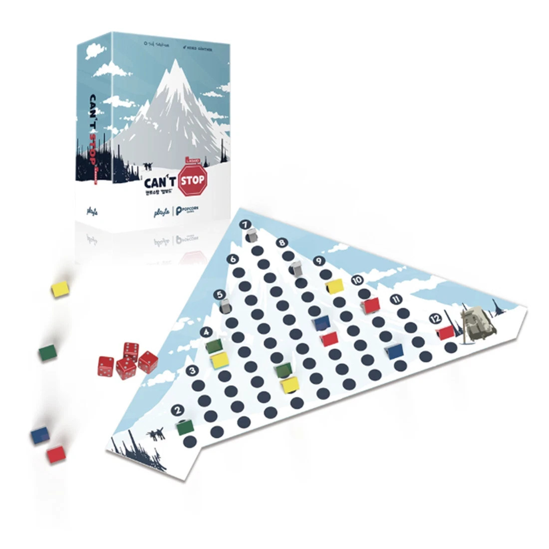 Can’t stop (3rd Edition) Board game 2-4 players by Popcorn Games / Playte