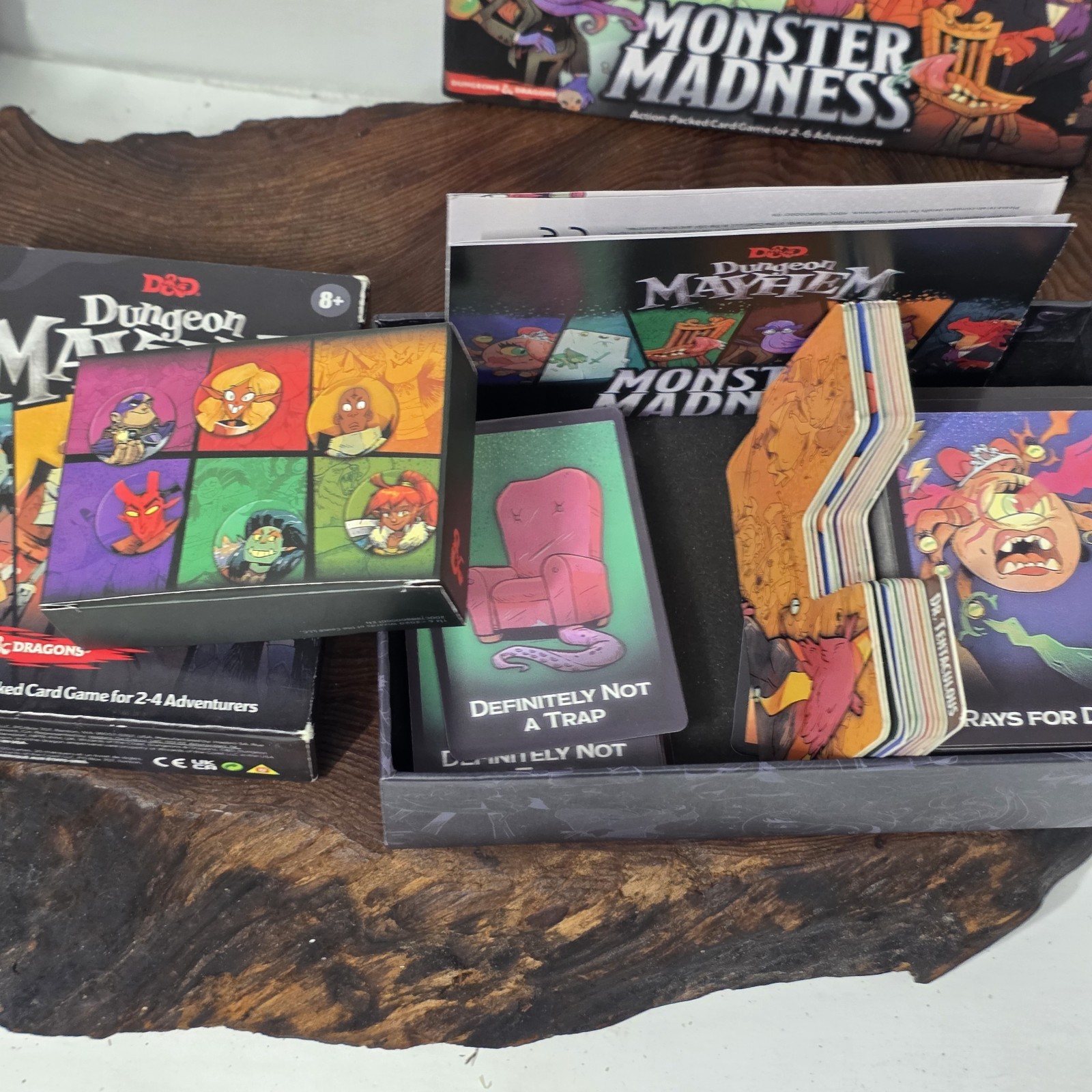 Dungeons & Dragons Dungeon Mayhem + Monster Madness Card Game Bundle