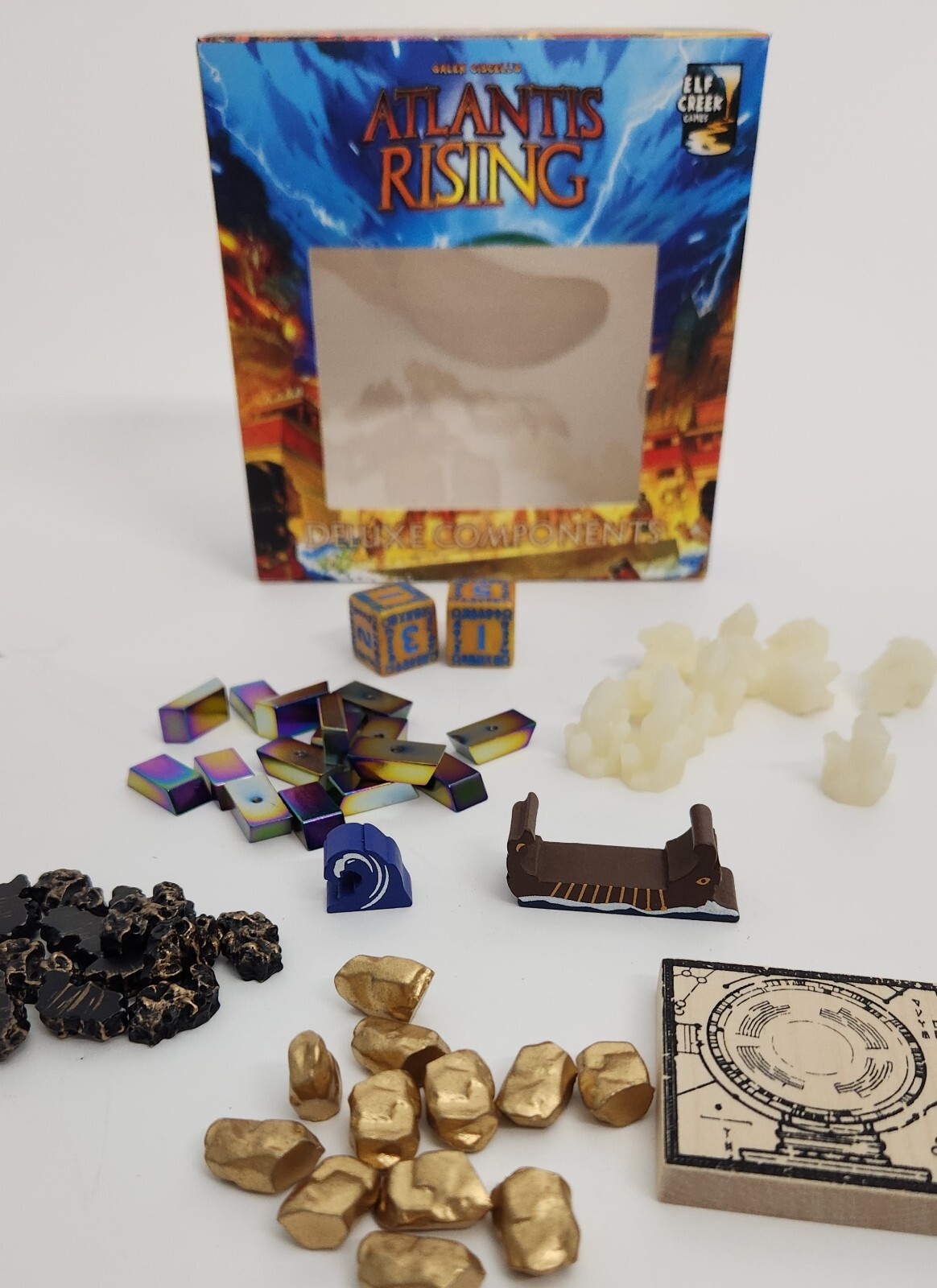 Atlantis Rising Monstrosities+Core Game+Extras Kickstarter by Elf Creek (NIS)
