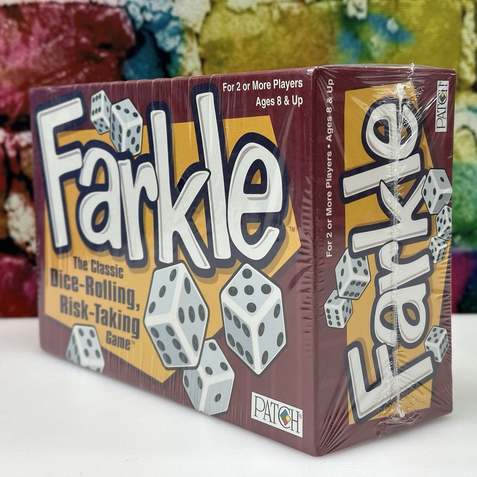 FARKLE Classic Dice Rolling Risk Taking Game Patch Products Ages 8+ Sealed NEW!