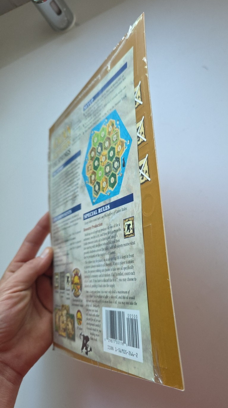 CATAN OIL SPRINGS – EXPANSION FOR SETTLERS OF CATAN – SHRINK WRAPPED!!!!