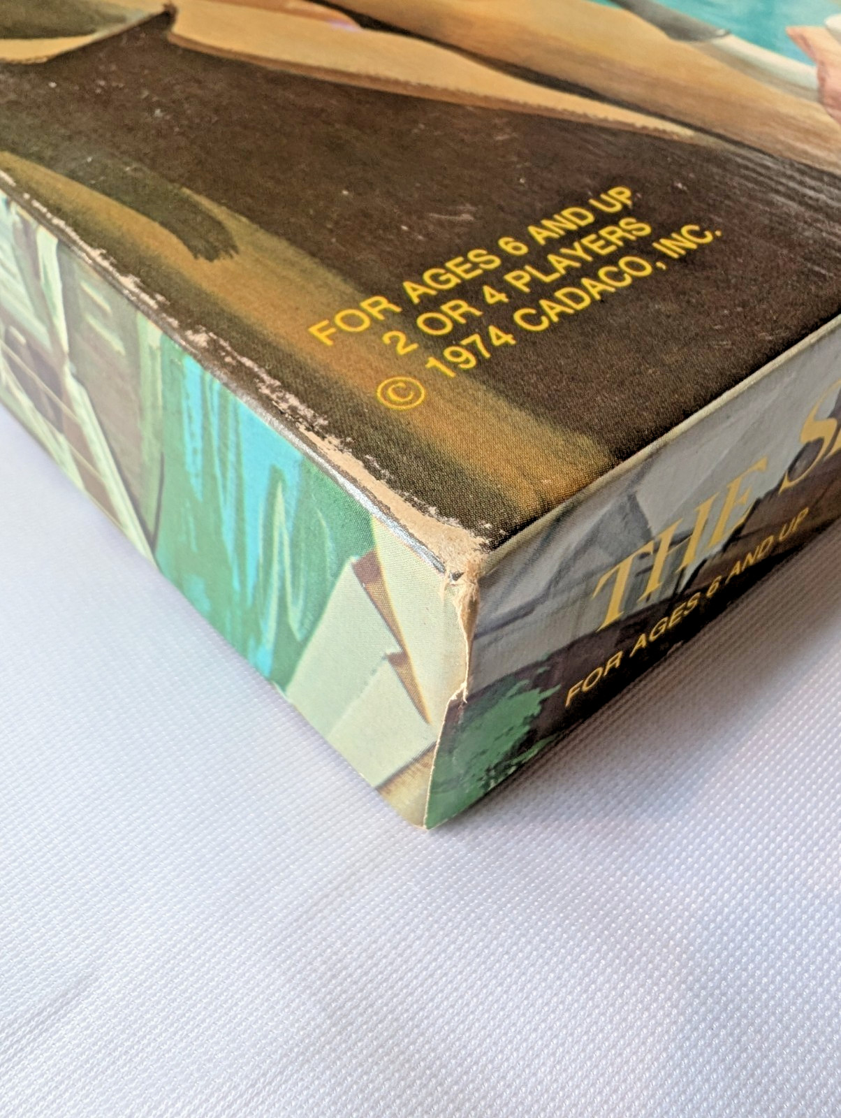 1974 Sherlock Holmes Mystery Board Game Cadaco COMPLETE & UNPUNCHED (h)