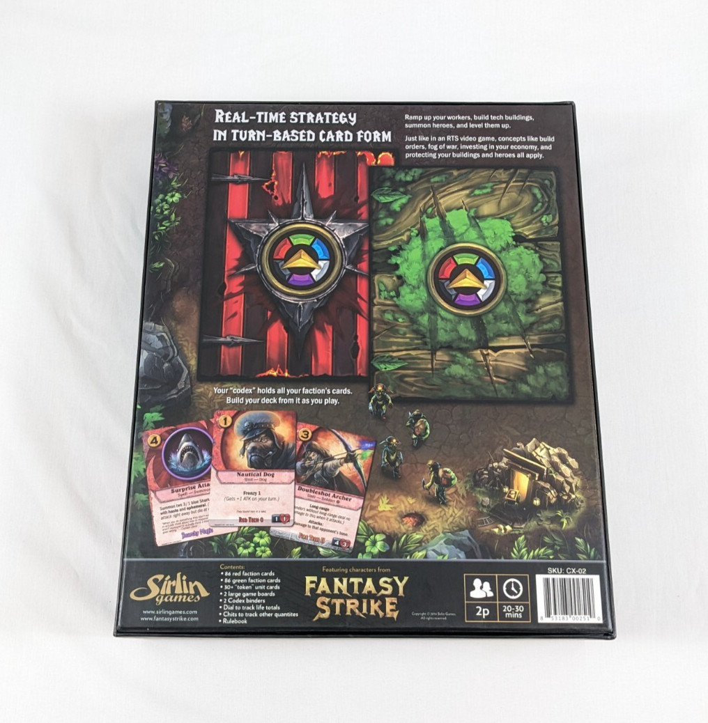 CODEX Strategy Board Game Core Set NEW Open Box Sirlin 2016 OOP