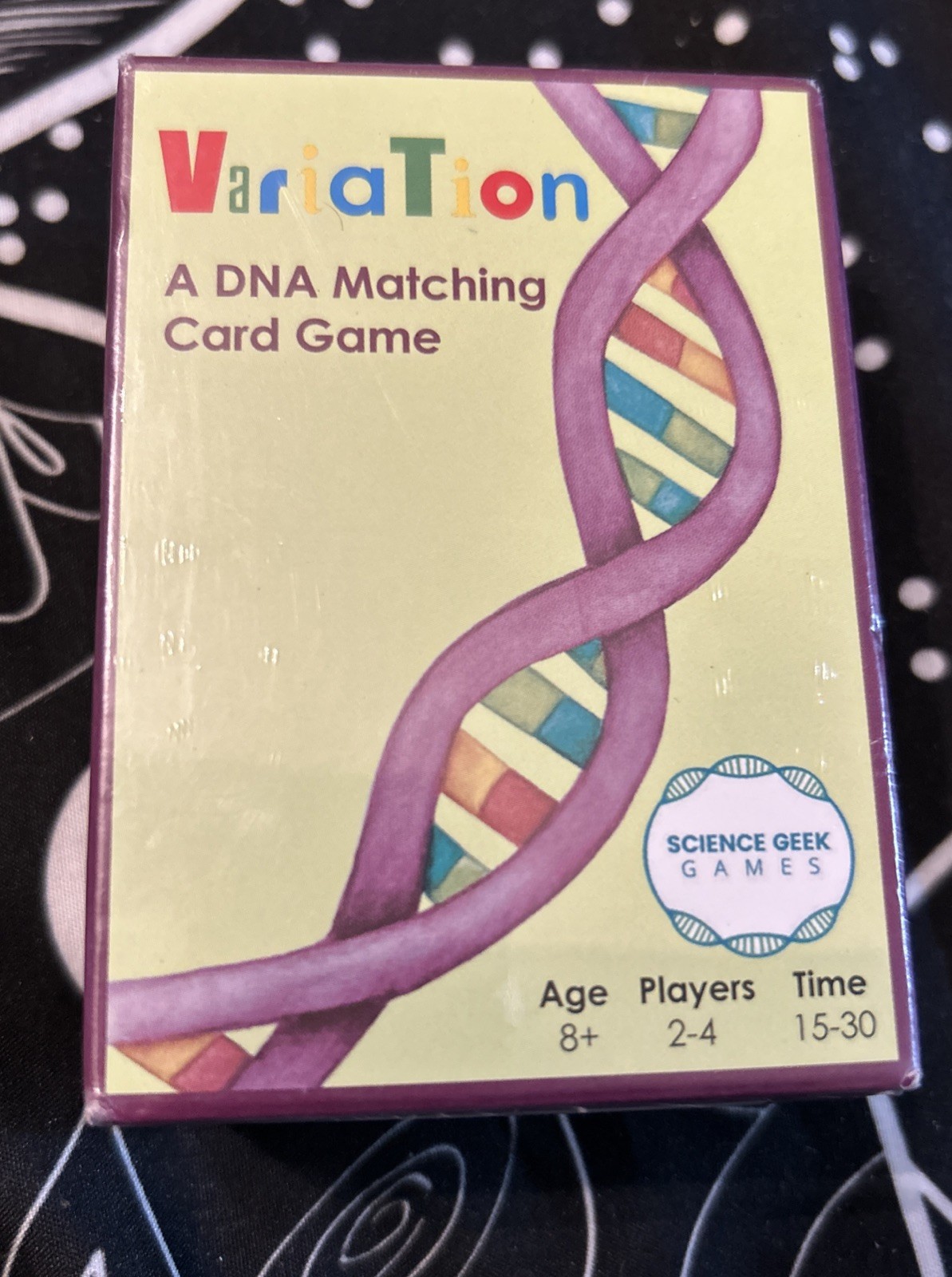 Variation A DNA Matching Card Game Genetic Lang. Of Living Things Using Alphabet