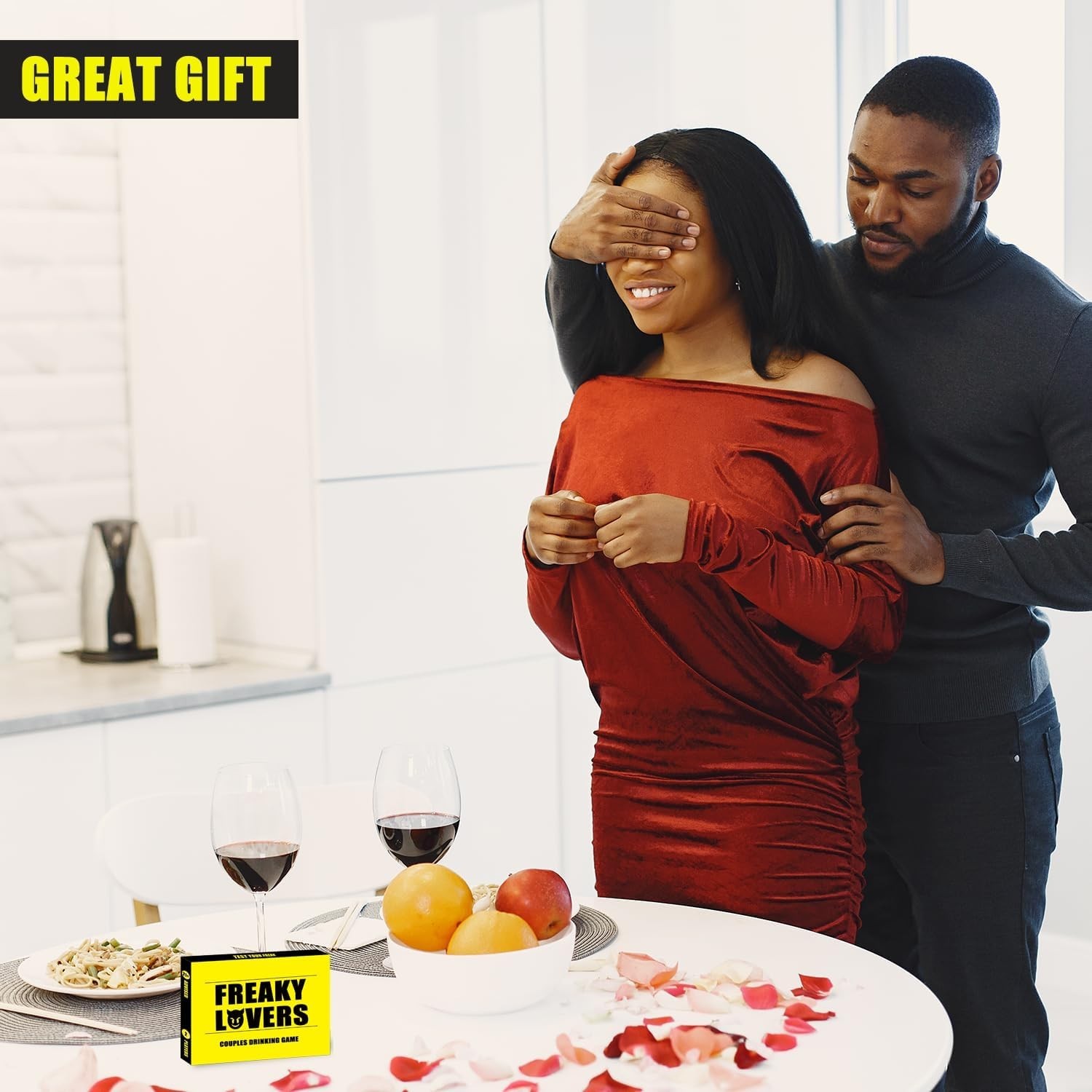 Couple Drinking Game for Date Night to Your Freak, Fun Couple Game for Roman…