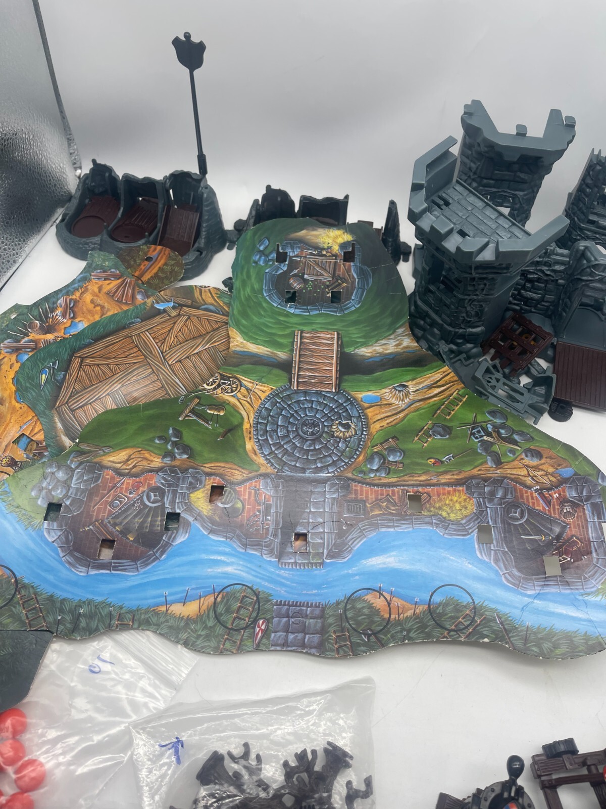 INCOMPLETE Weapons & Warriors Castle Combat Set Pieces AS IS See Description