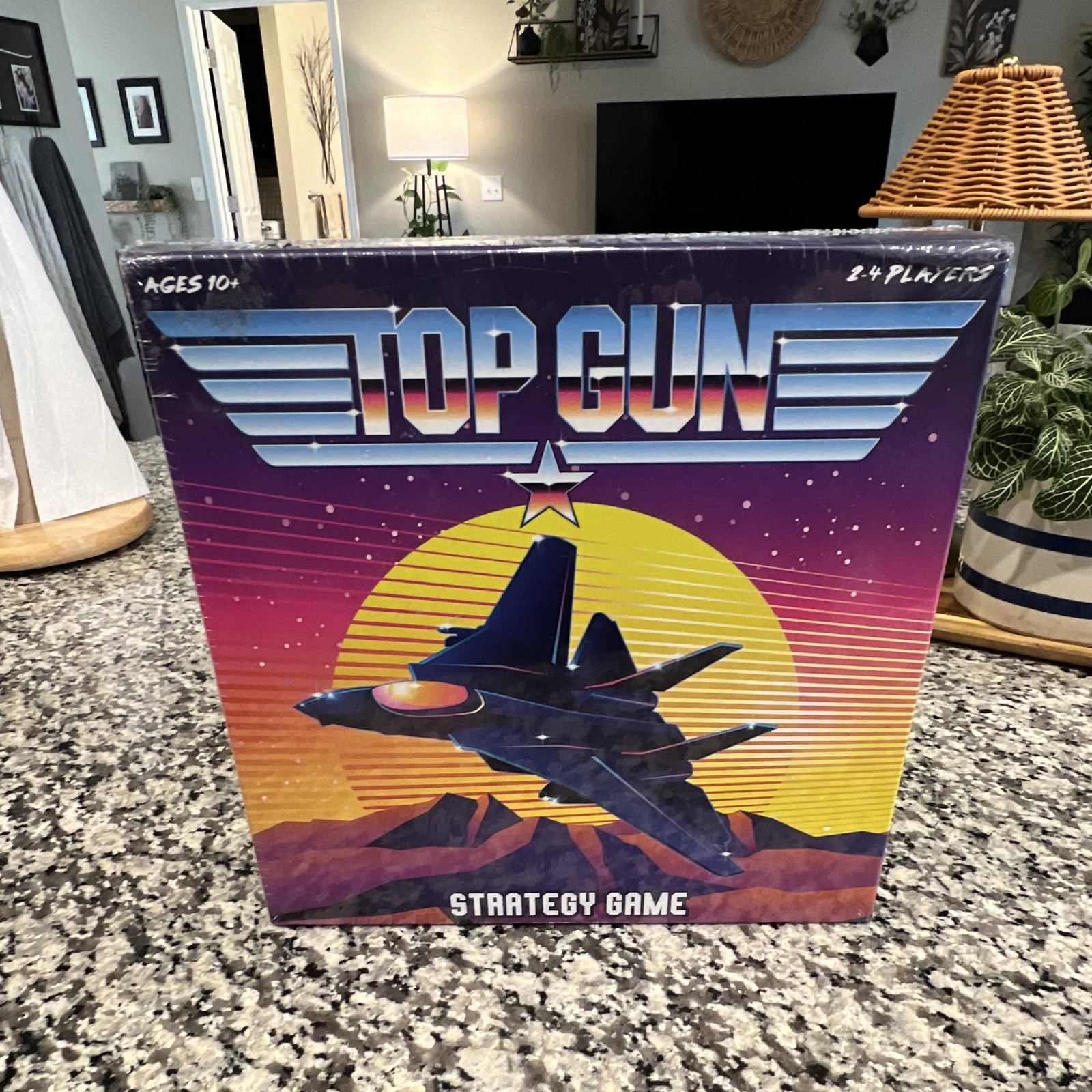 Mondo Top Gun Strategy Board Game, Complete, 2-4 Players, Ages 10+