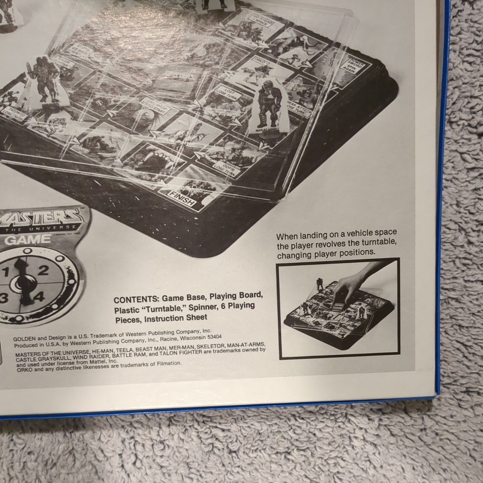 1983 Mattel Masters Of The Universe 3-D Action Game, New in box (NIB)
