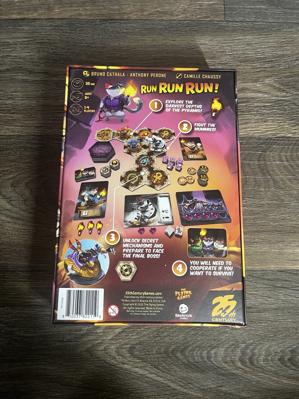 Run Run Run – Strategy Board Game – for 1 to 4 Players and Ages 8+ – Complete