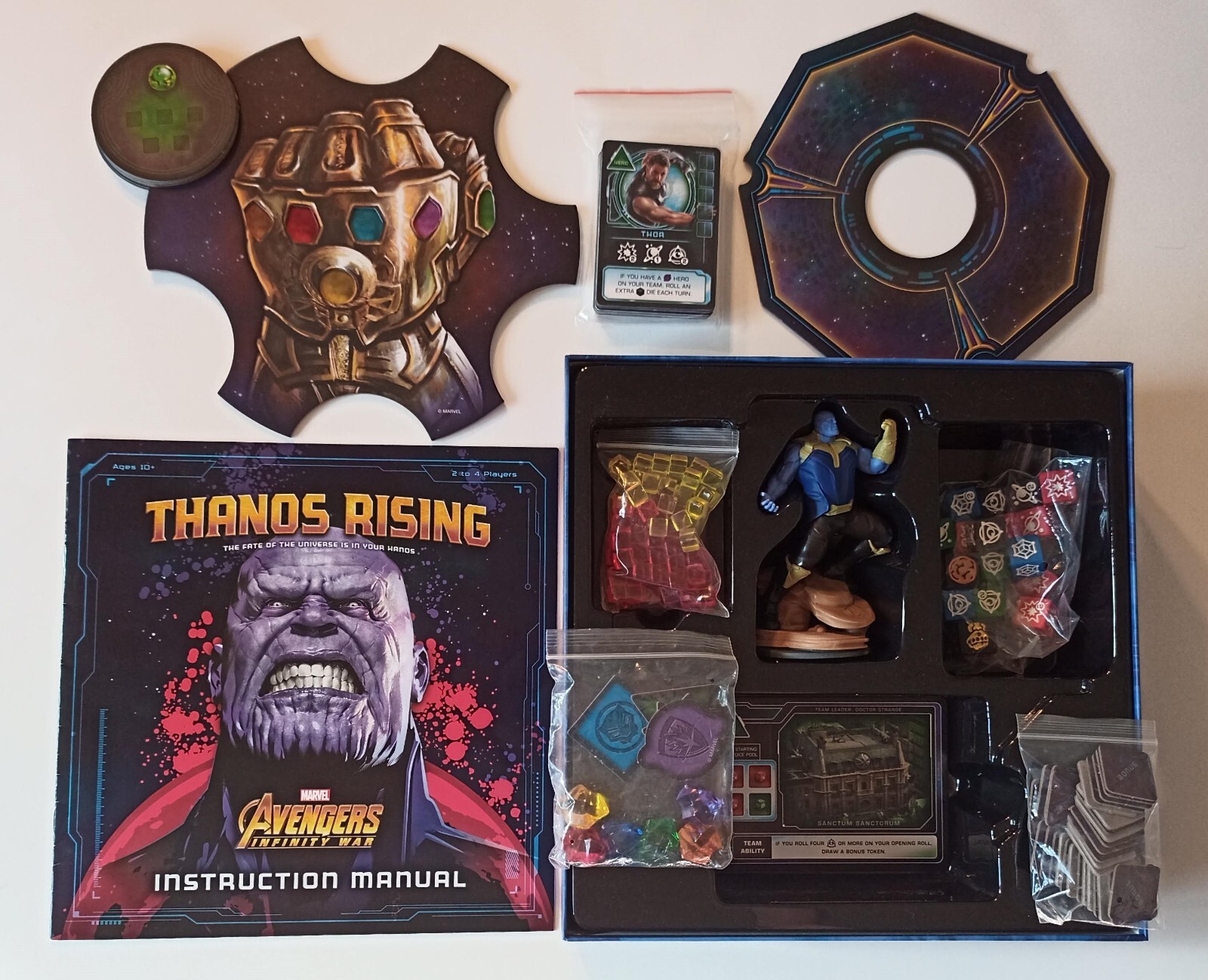 Thanos Rising Avengers Infinity War Board Game OP USAOpoly