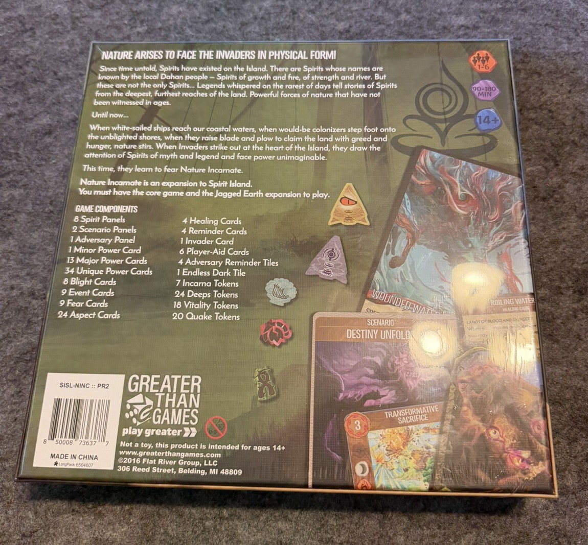 Spirit Island NATURE INCARNATE Board Game Expansion New & Sealed