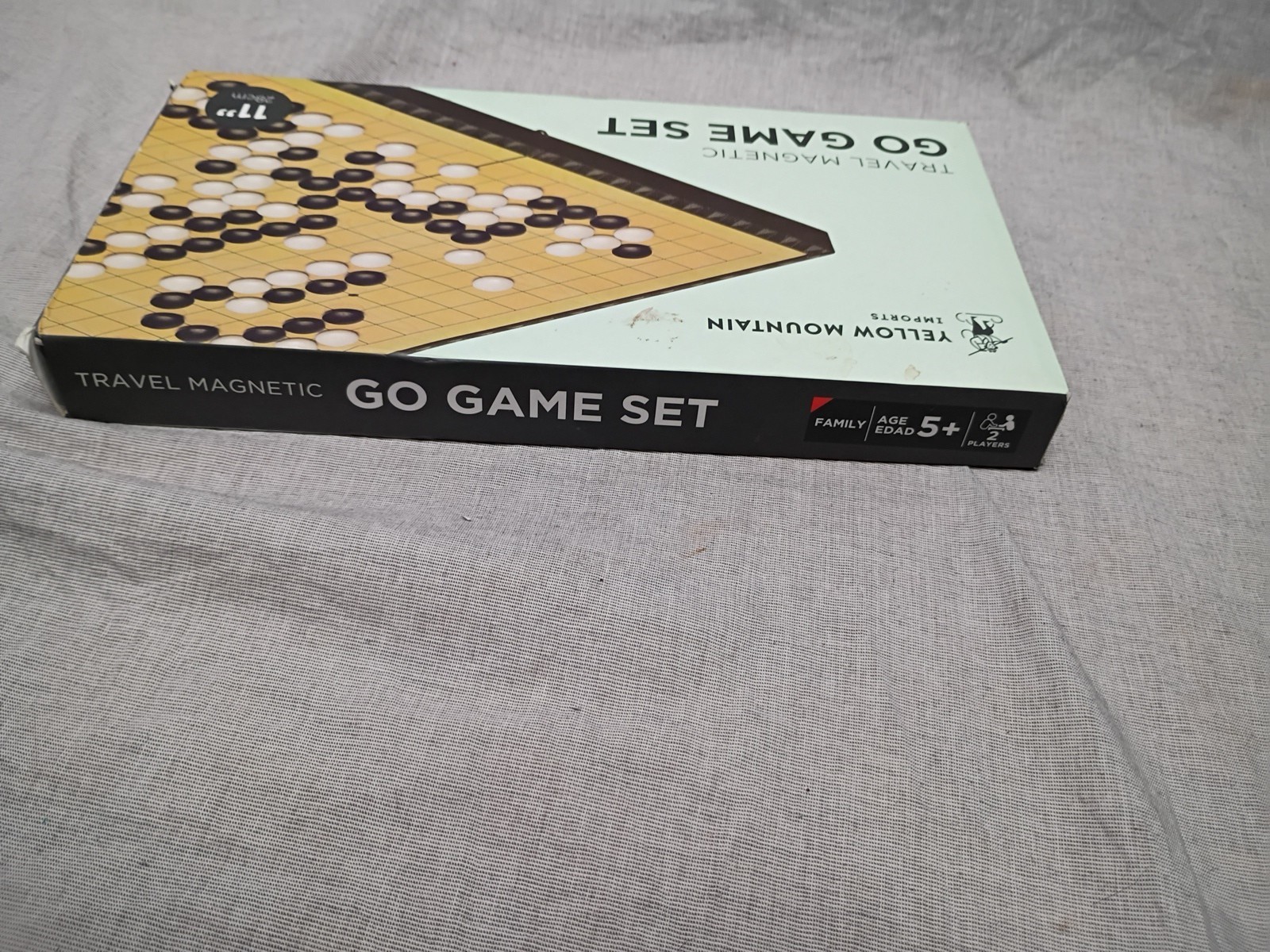 Go Game Set Yellow Mountain Imports 11″ Travel Magnetic 19 X 19