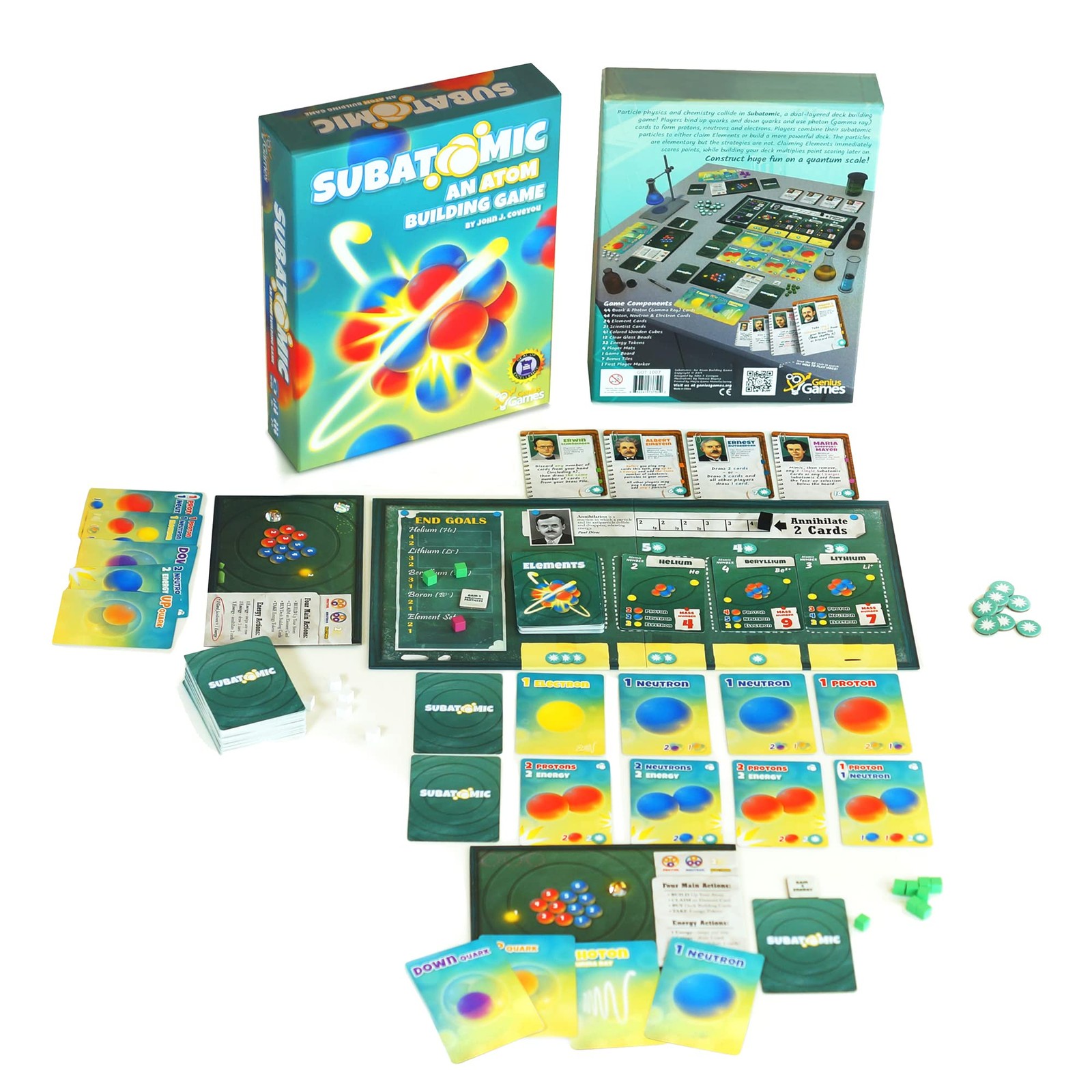 Subatomic: an Atom Building Game (2nd Edition) | A Chemistry Game About Eleme…