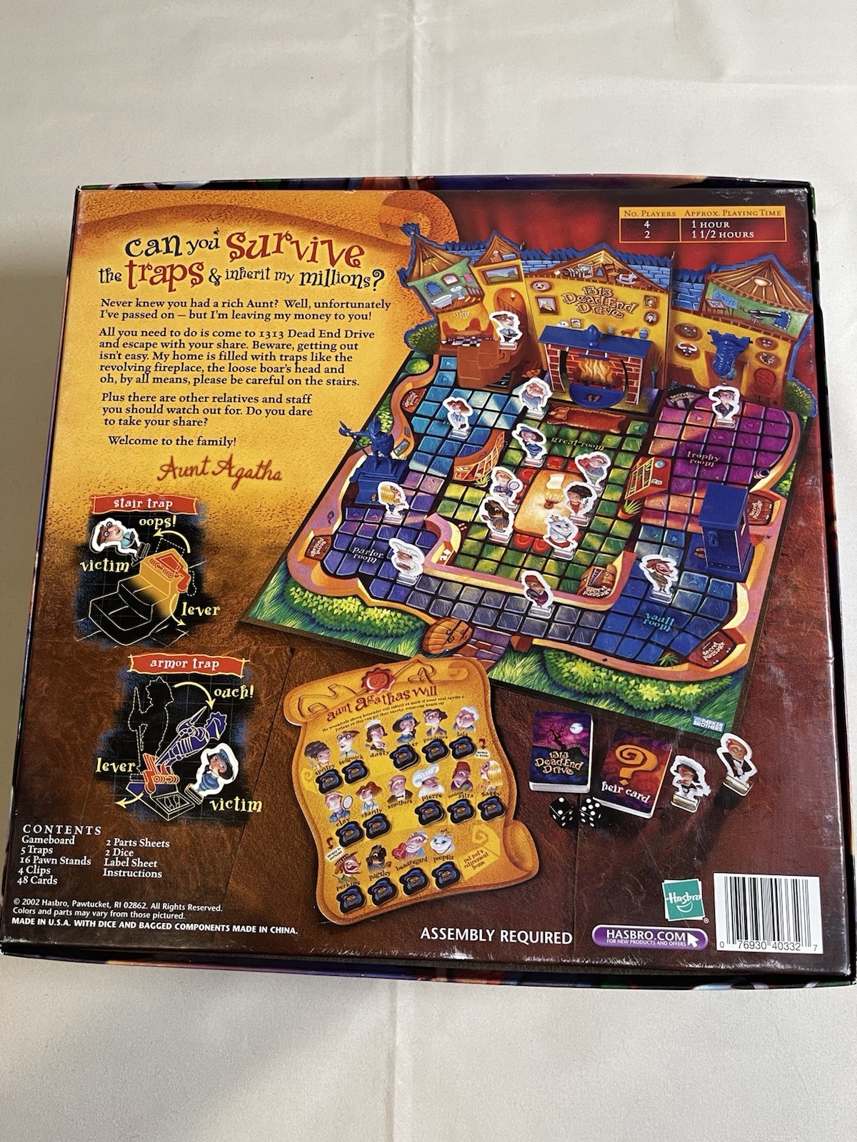 1313 Dead End Drive the Game of Relative Danger 8years & Up Used See Description