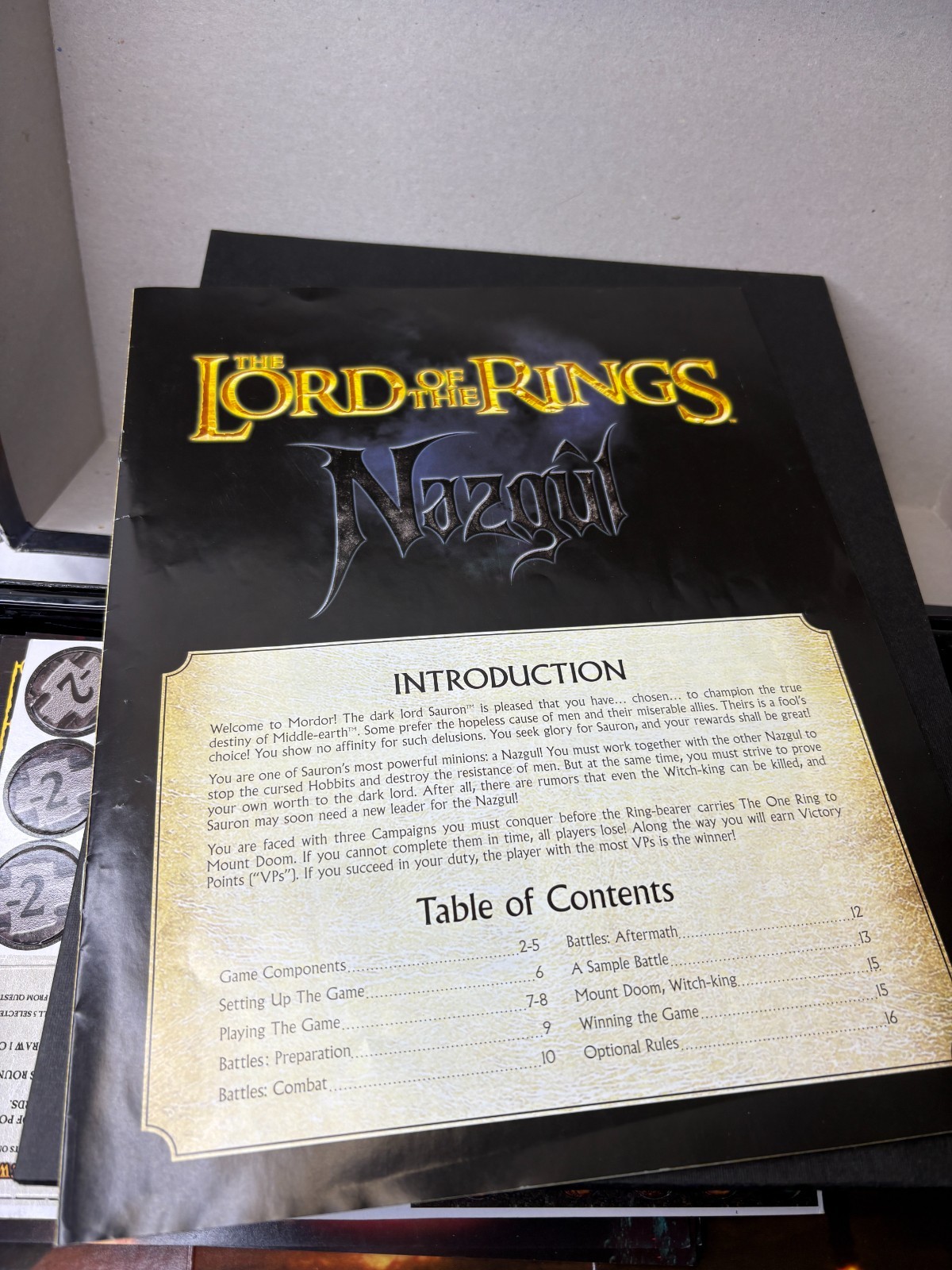 The Lord of the Rings Nazgul Board Game – Heroclix Neca Wizkids