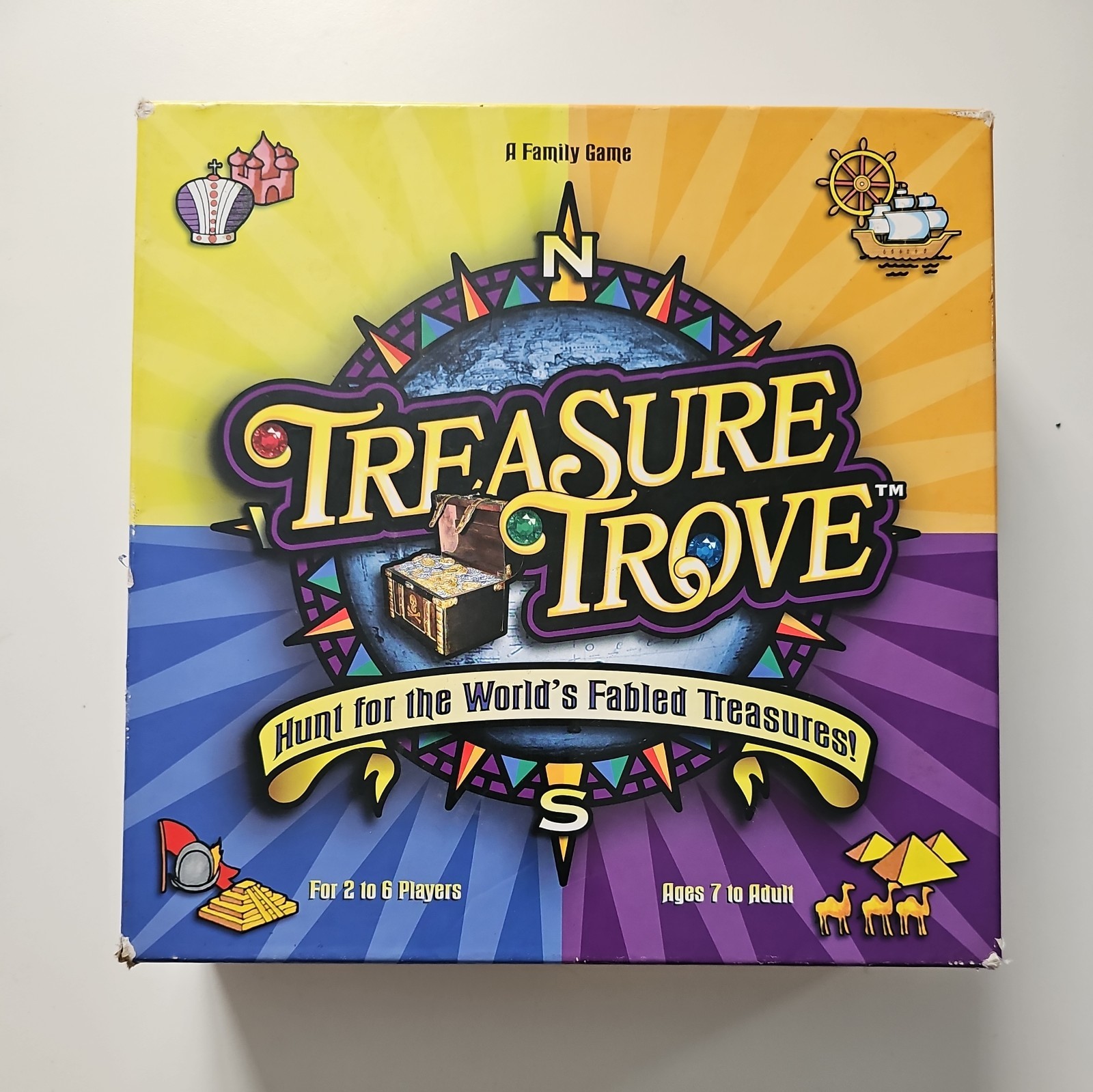 Treasure Trove Board Game 2008 Family Kids Hunt Treasures Complete