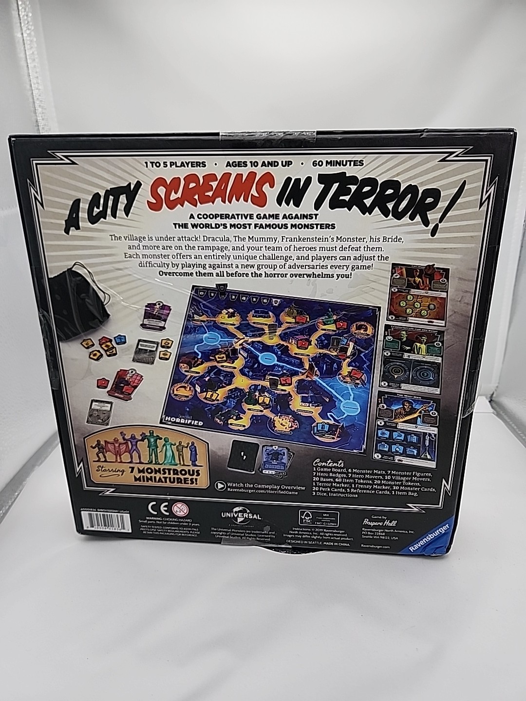 Ravensburger 60001836 Horrified Universal Monsters Strategy Board Game
