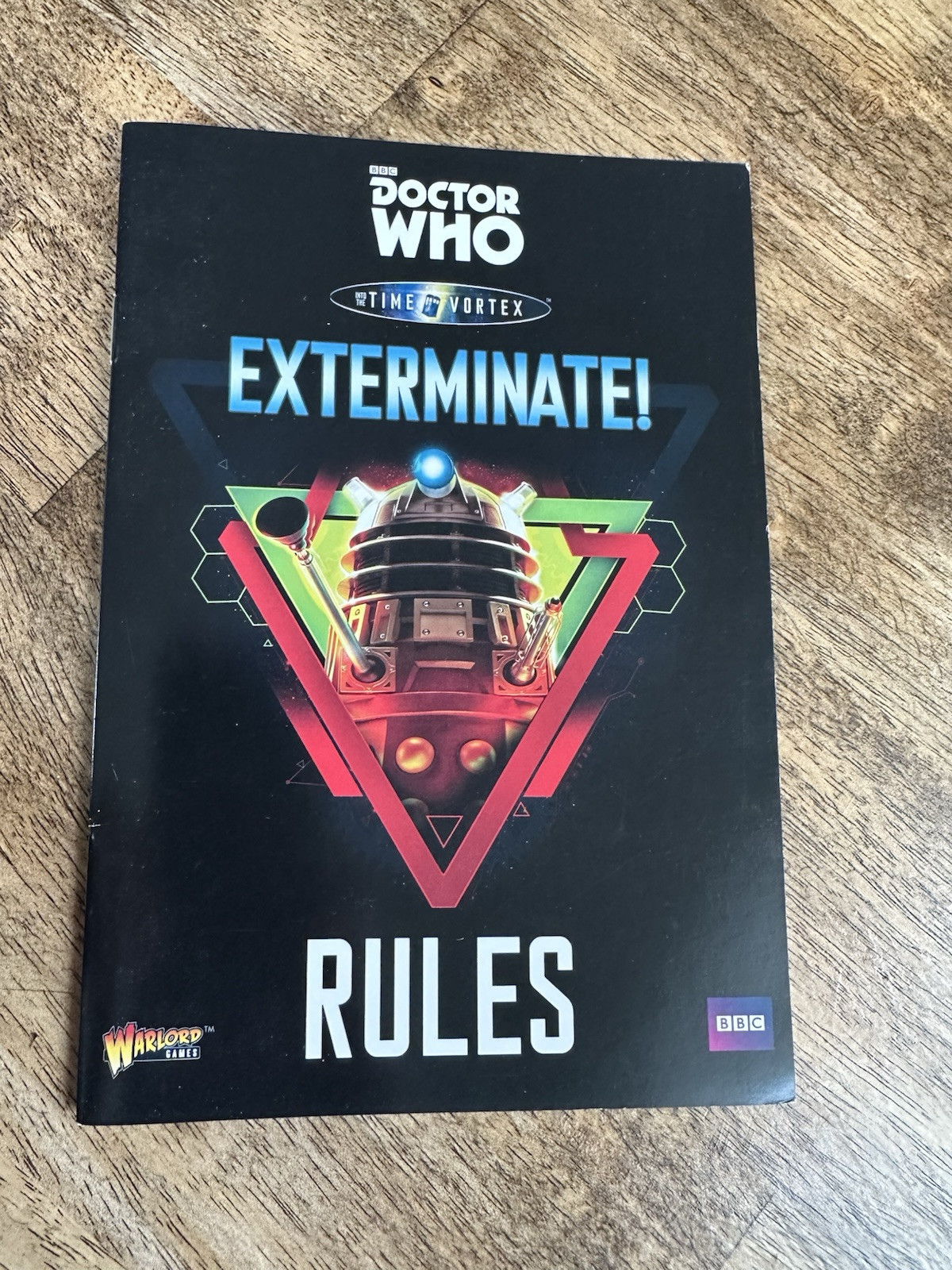 Warlord Games Doctor Who Exterminate game (no Dalek miniatures) w/Both Dalek Exp