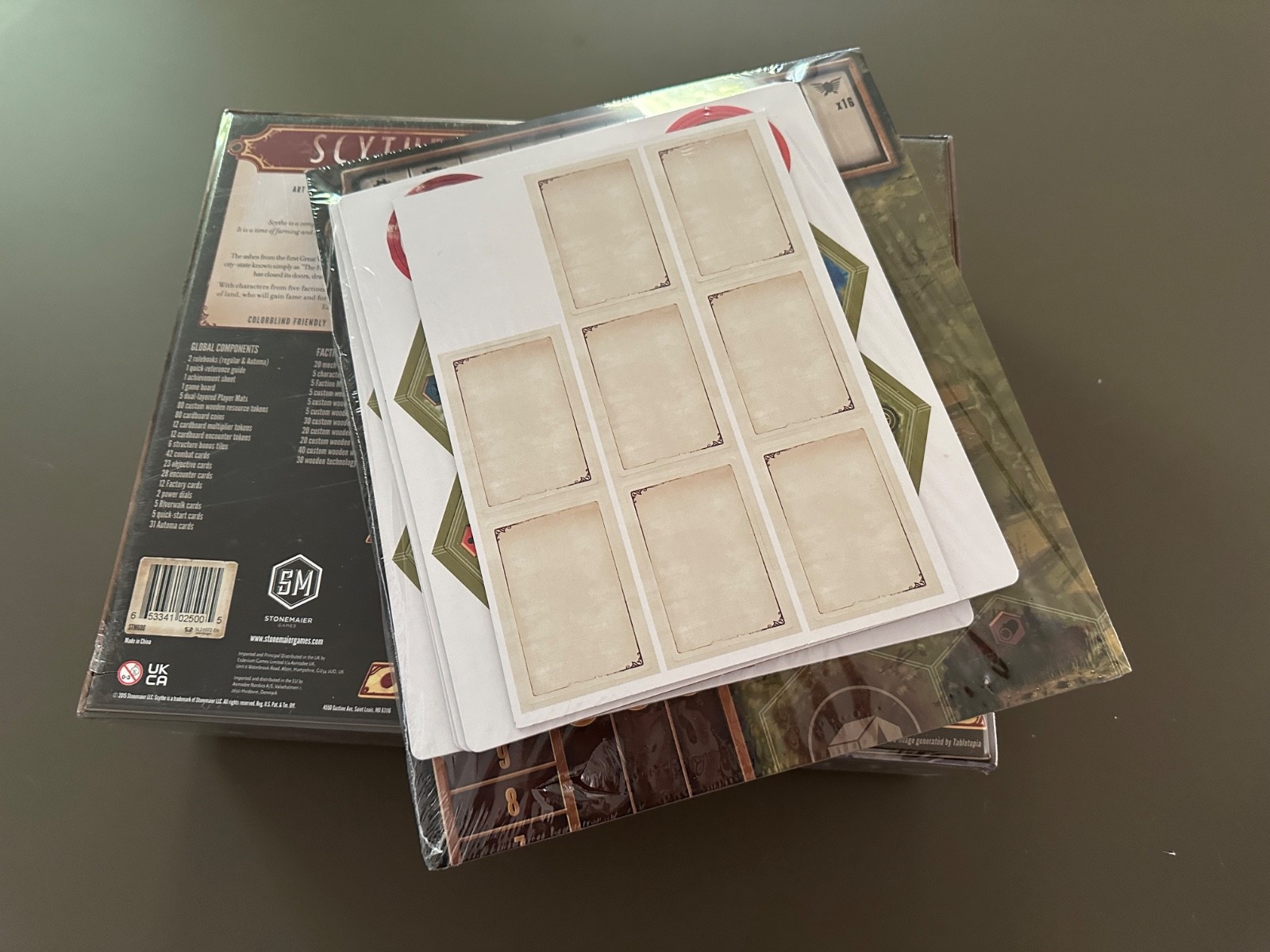 Scythe Board Game & Modular Board Expansion Stonemaier Games Factory Sealed Box