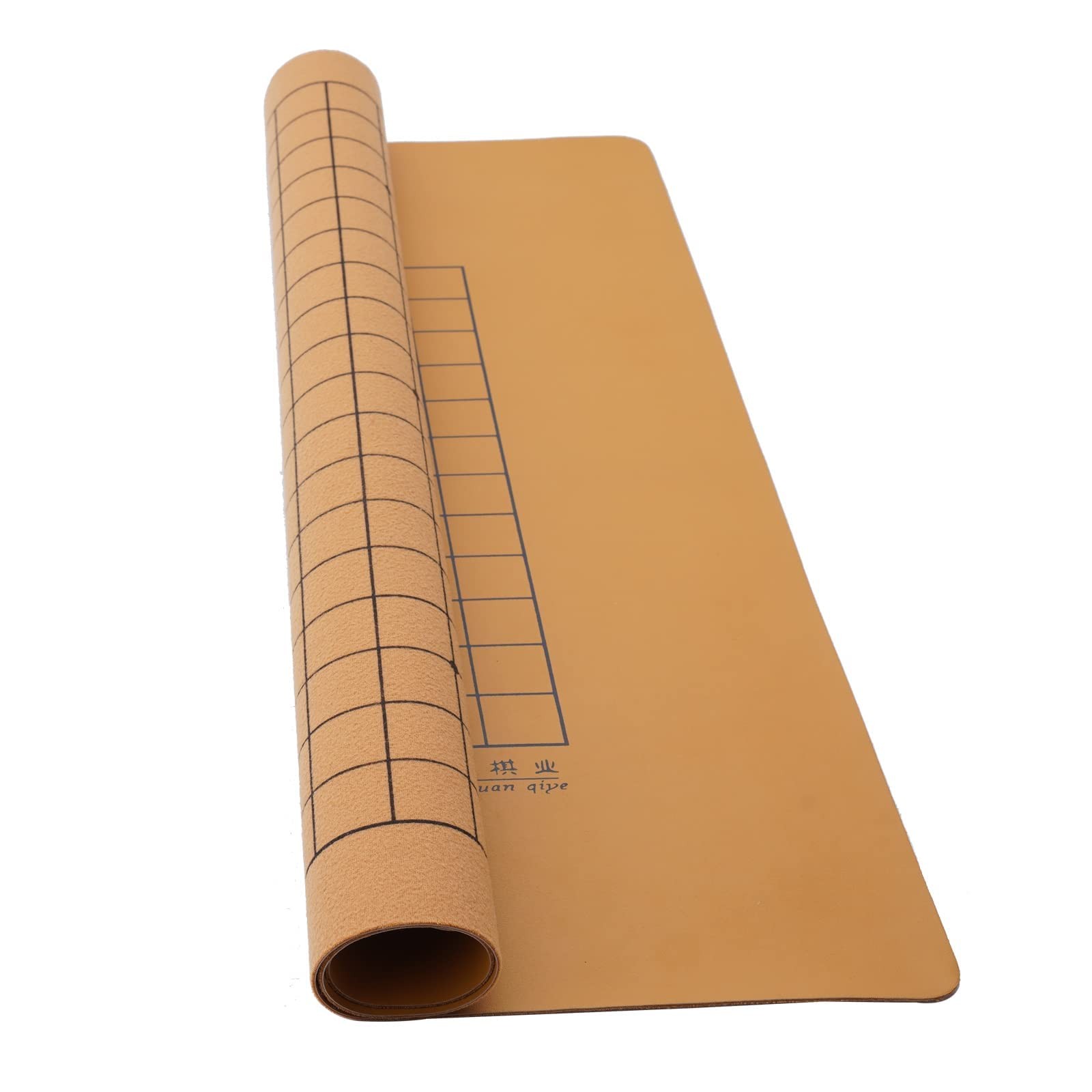 Go Game Board Reversible 19 X 19/13X13 Roll-Up and Foldable Faux Leather Board P