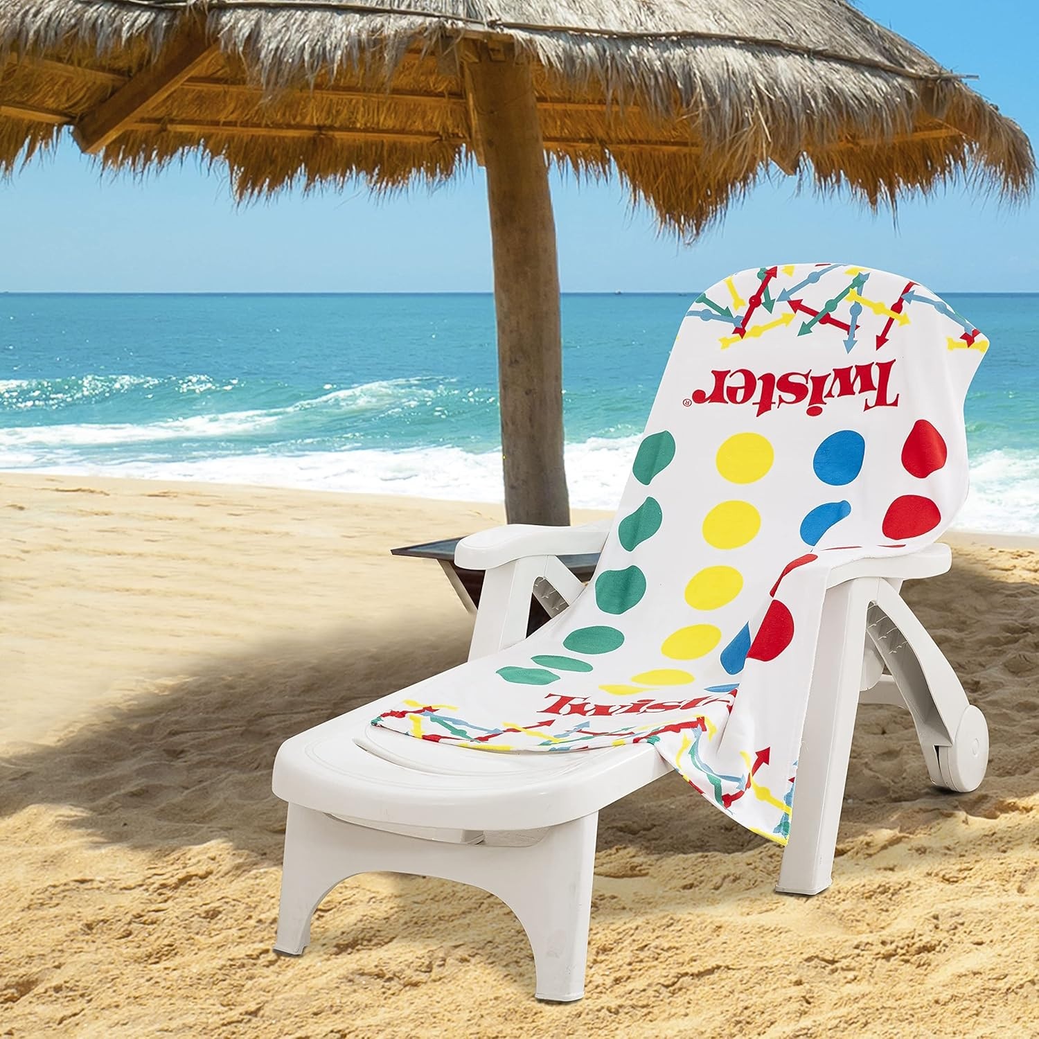 Hasbro Twister Beach Towel 27x 57 inch ages 3+