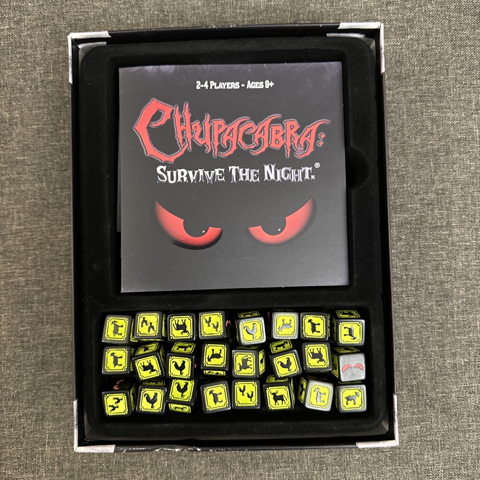 Chupacabra Survive the Night – SPOOKY Glow in Dark Dice Game by Haywire Group