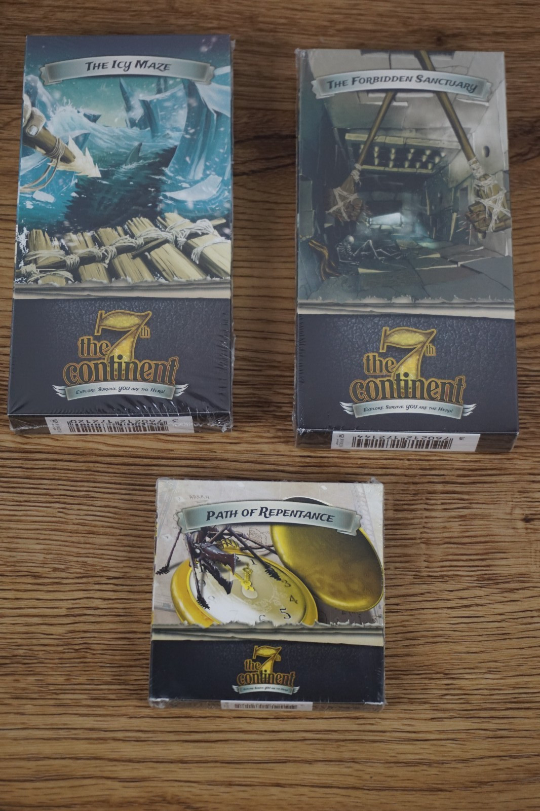 NEW: 7th Continent Expansions: Icy Maze Forbidden Sanctuary Path of Repentance