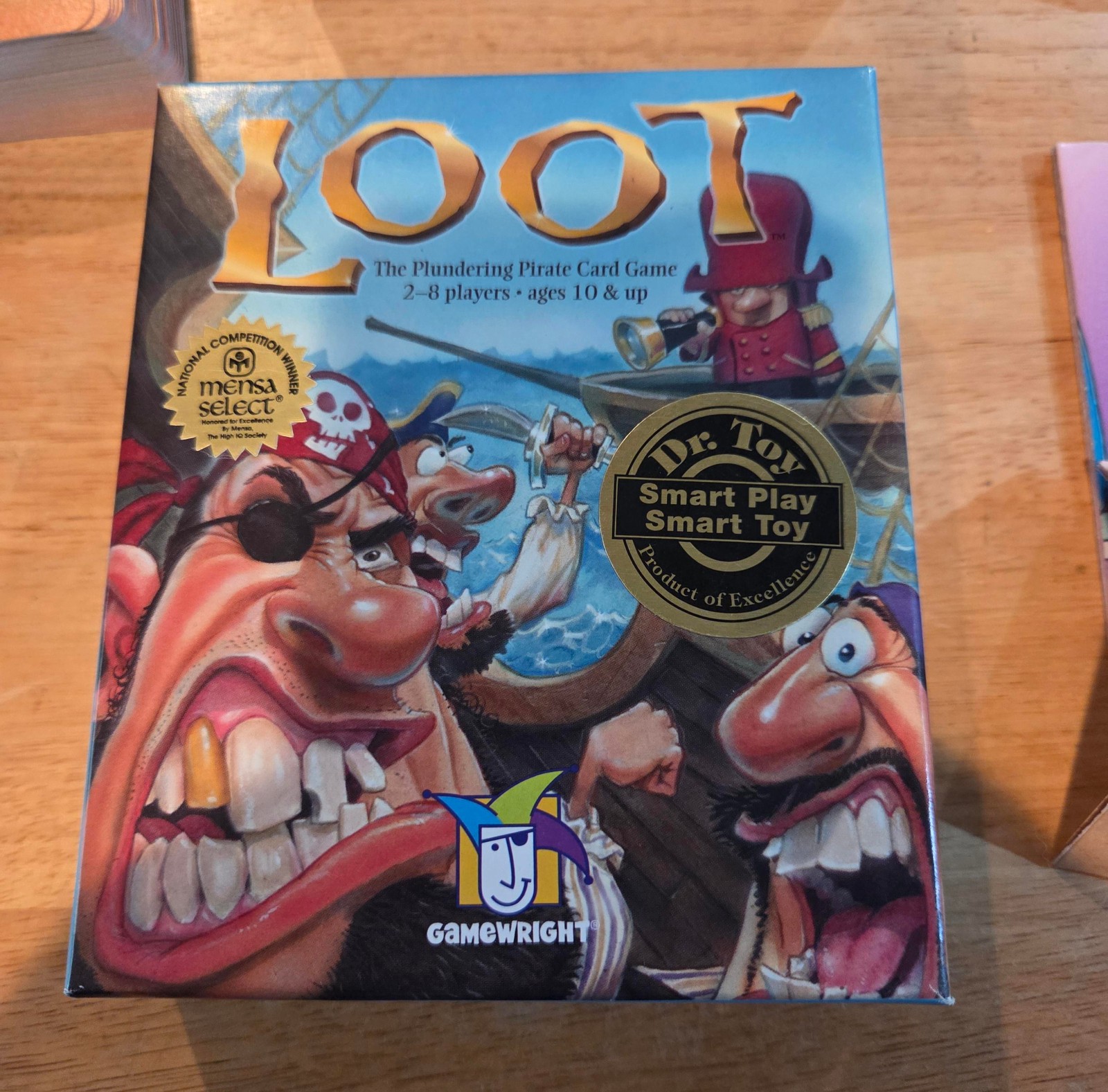 Loot the Plundering Pirate Card Game Gamewright 2005 Great Condition Free Ship