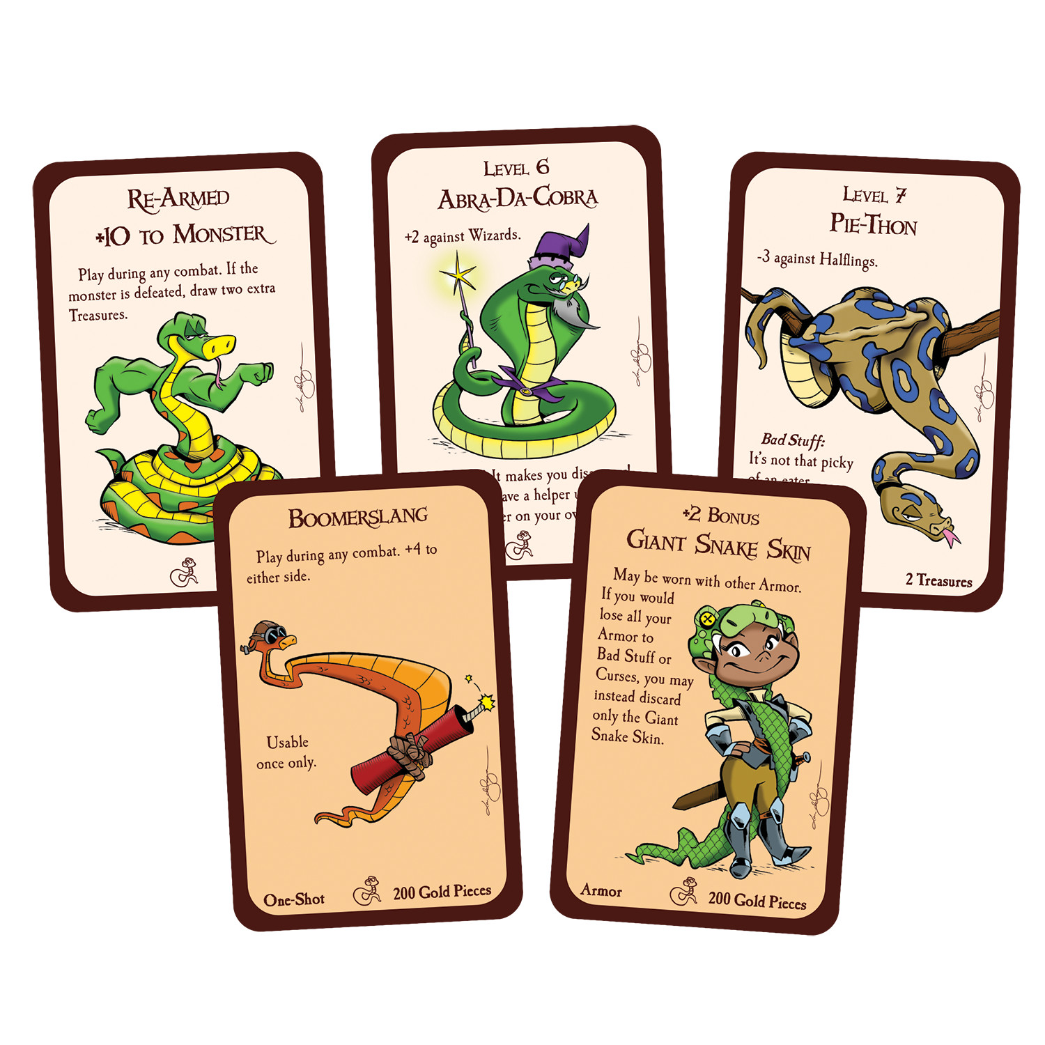 Munchkin Snakes 30 Card Game Expansion Steve Jackson Games Booster SJG-1589