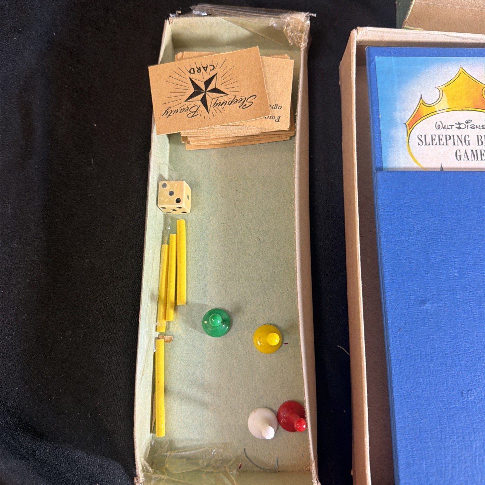 Walt Disney Sleeping Beauty Game 1958 Parker Brothers Almost Complete