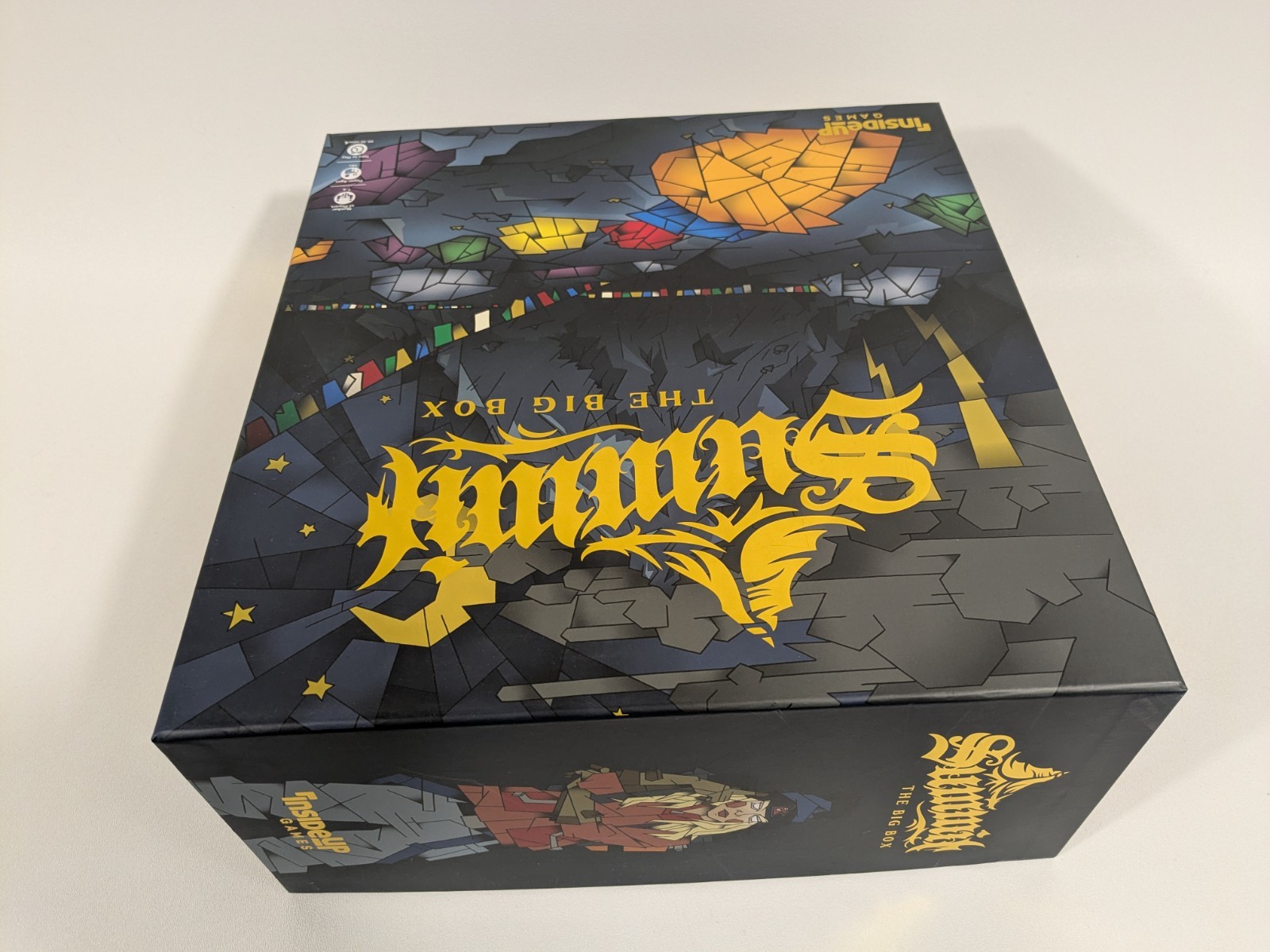 Summit Big Box Inside Up Board Game Includes All Expansions + Metal Dice Fun!