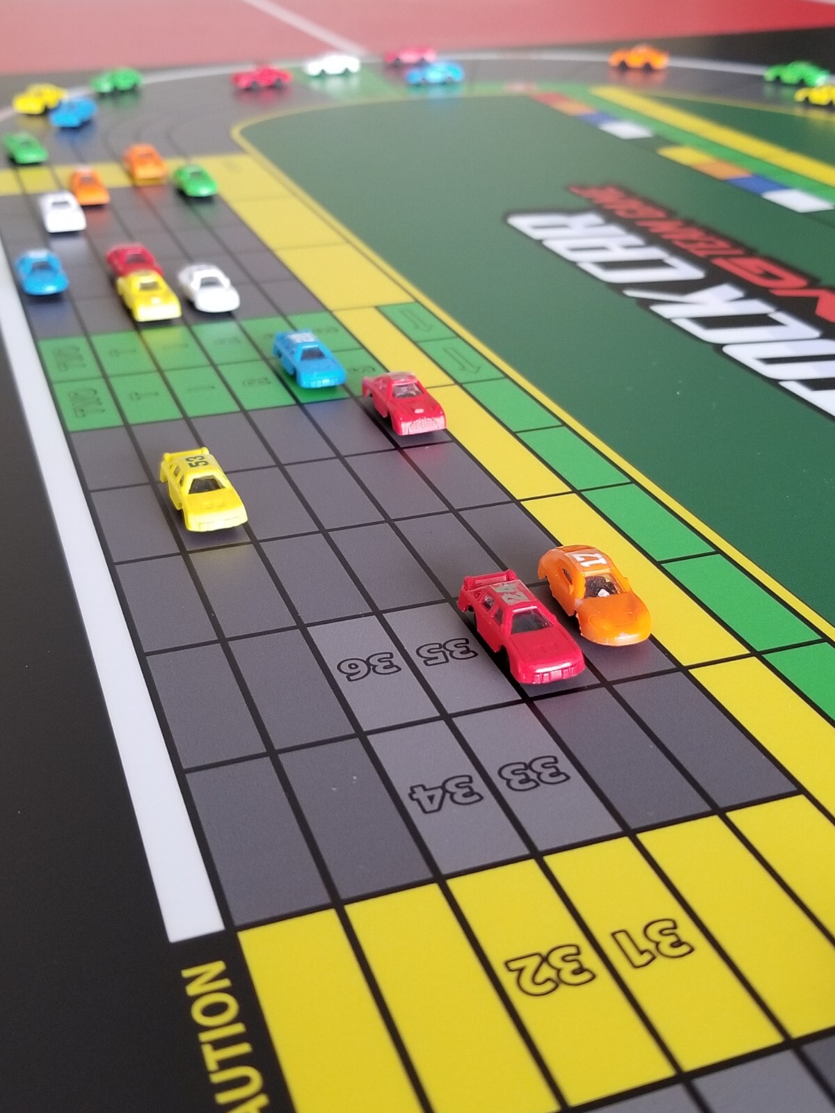Racing Board Game. Limited Edition Stock Car Racing Team Game.