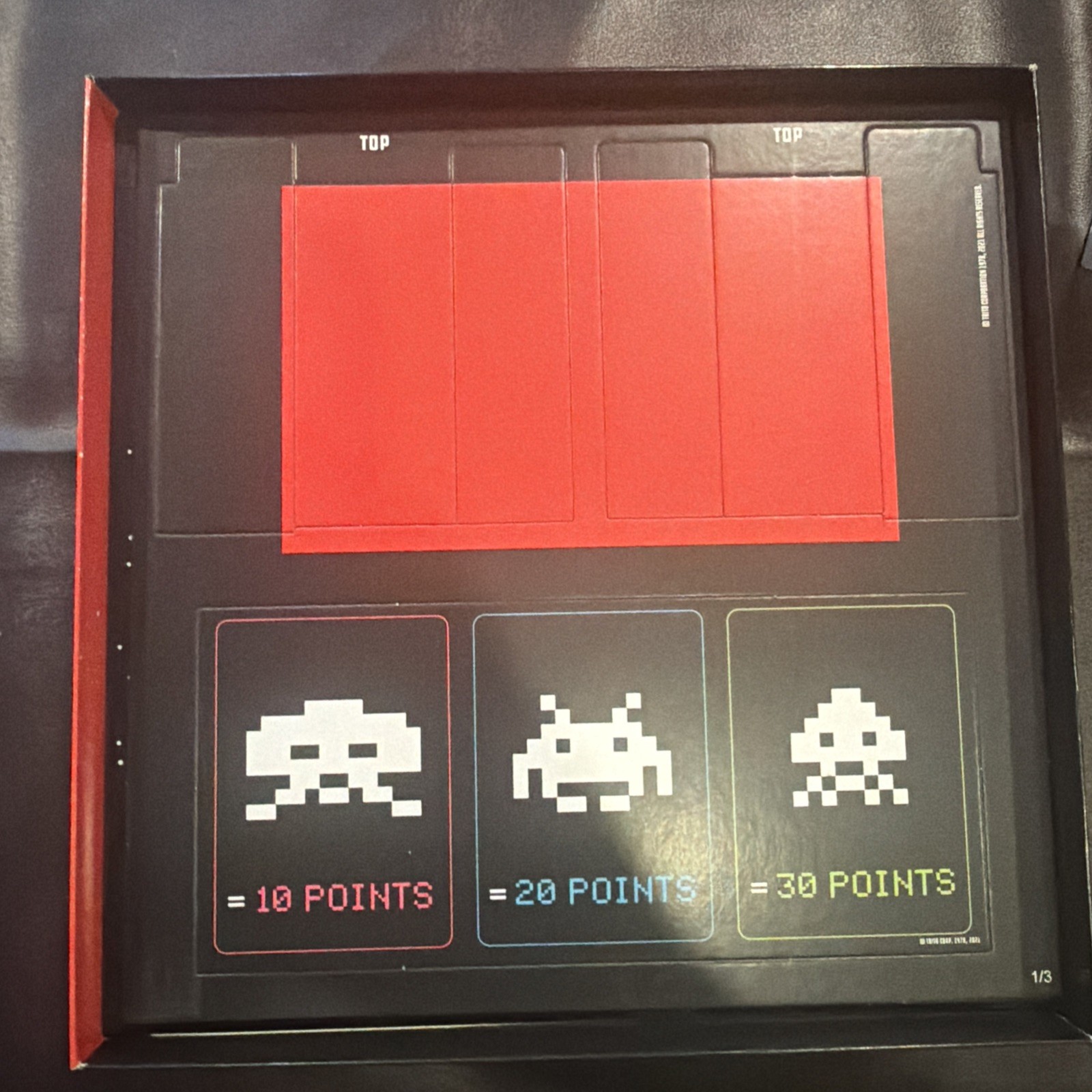 SPACE INVADERS – A CO OP DEXTERITY GAME Used Game Pieces Unpunched