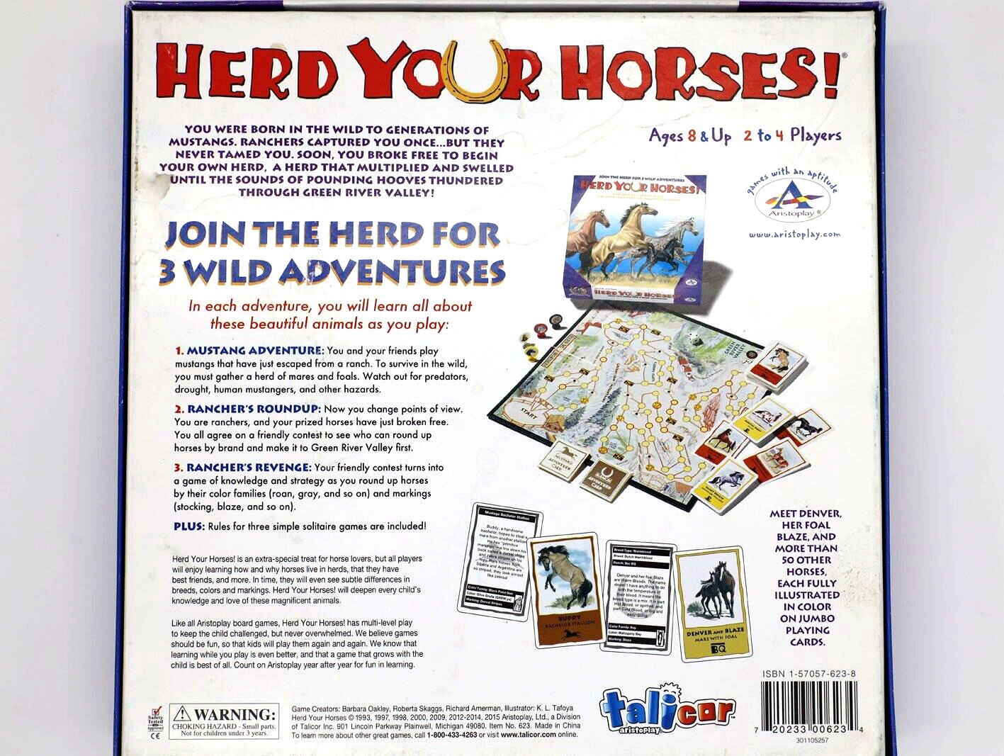 Herd Your Horses Board Game Complete