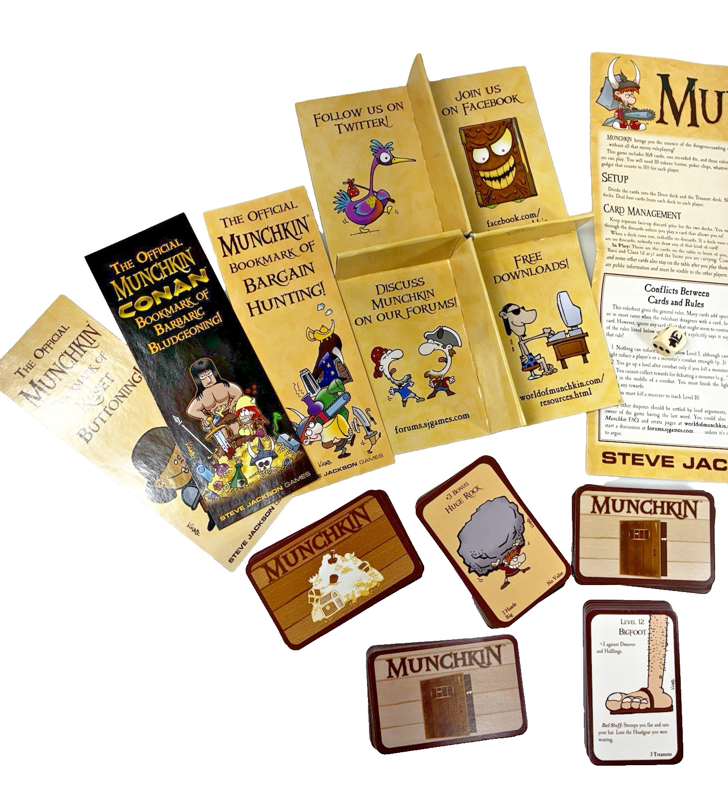 Munchkin 2014 Steve Jackson Games First Edition Holo Box Complete