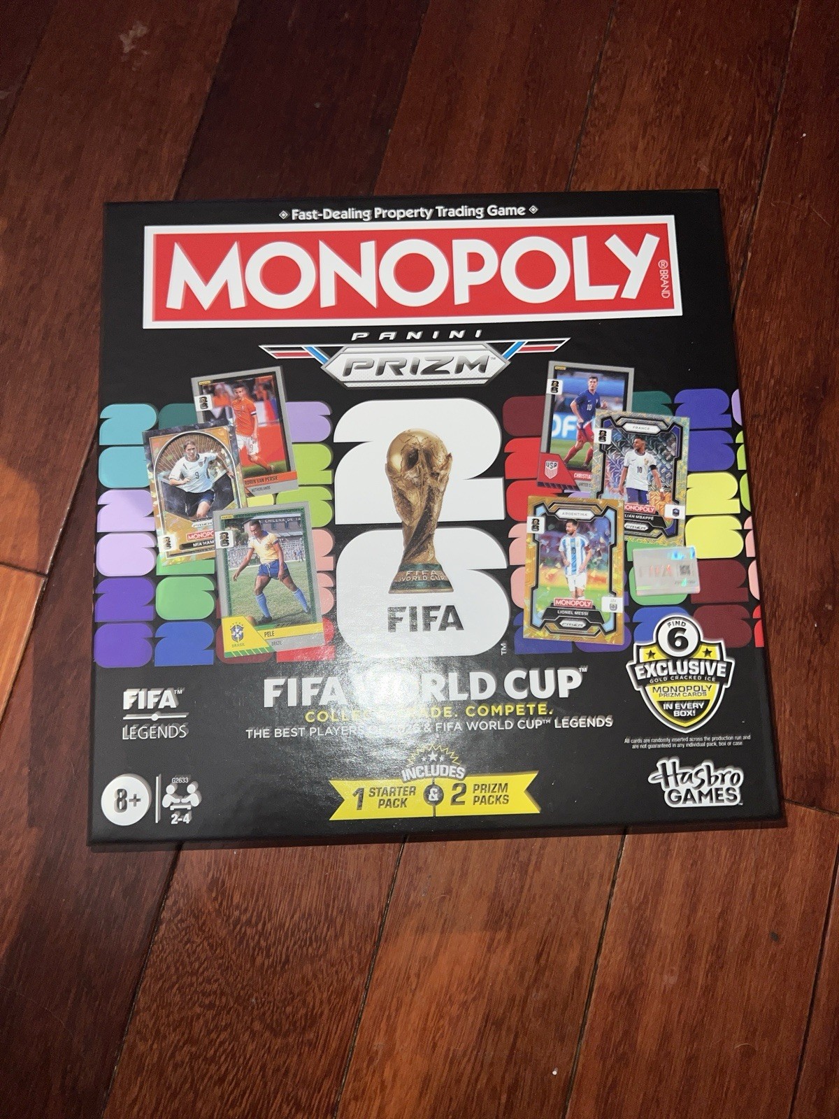 2026 Prizm Soccer Monopoly FIFA World Cup Game Board Open Box No Cards Read