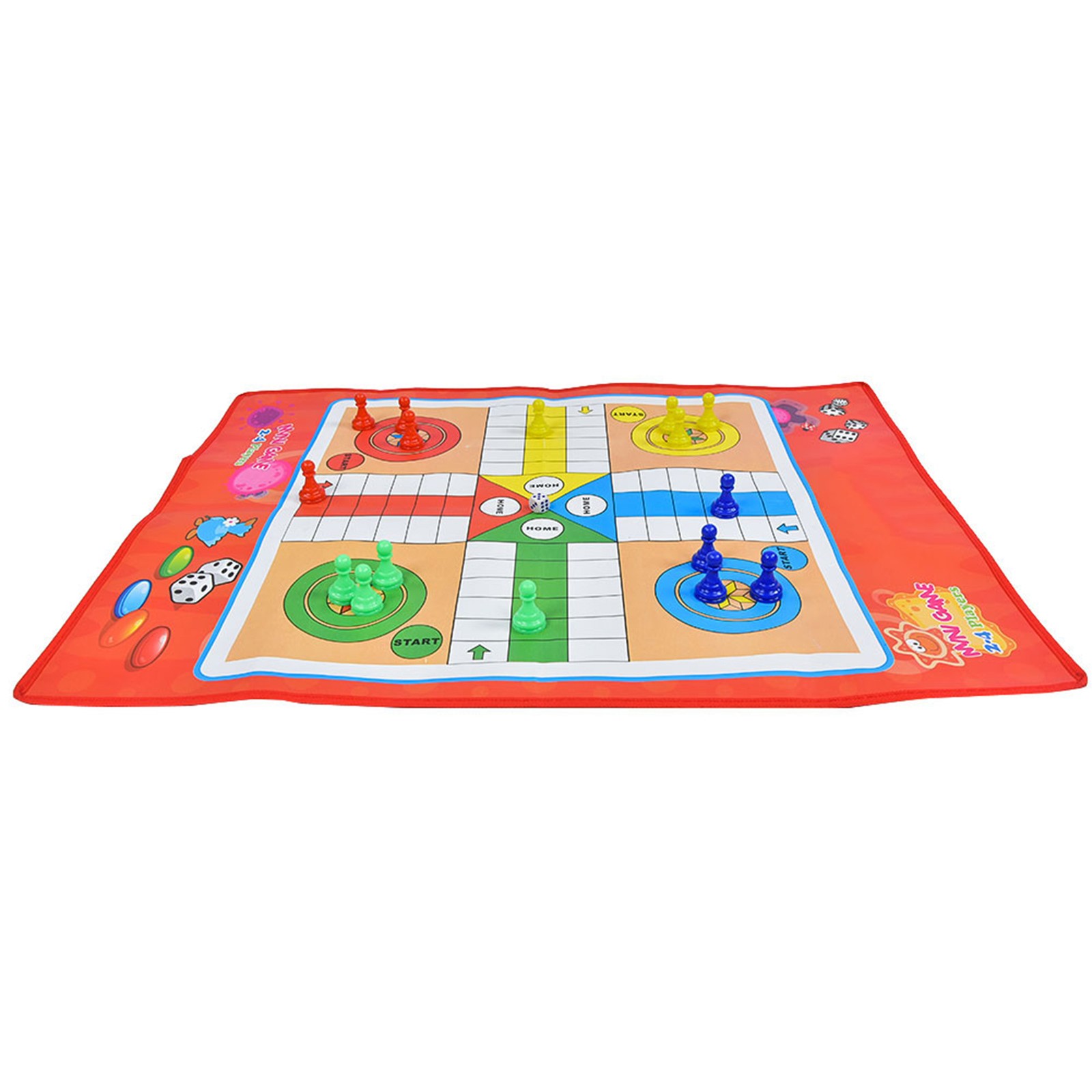 Kids Ludo Board Set Eco-friendly Non-woven Children Game For Family NEGF