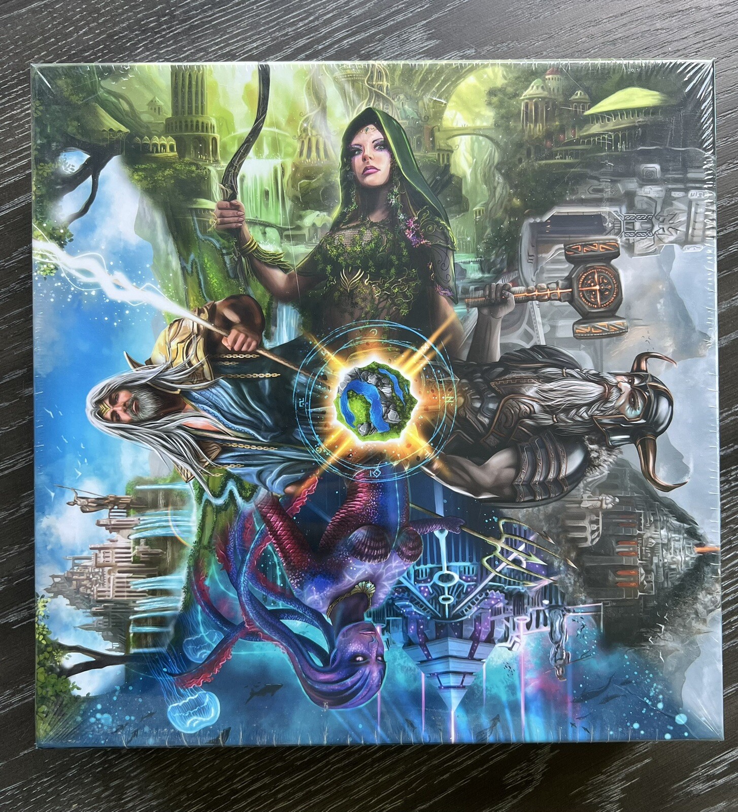 4 Gods Board Game by Christophe Boelinger 2016 Ludically, New and Sealed