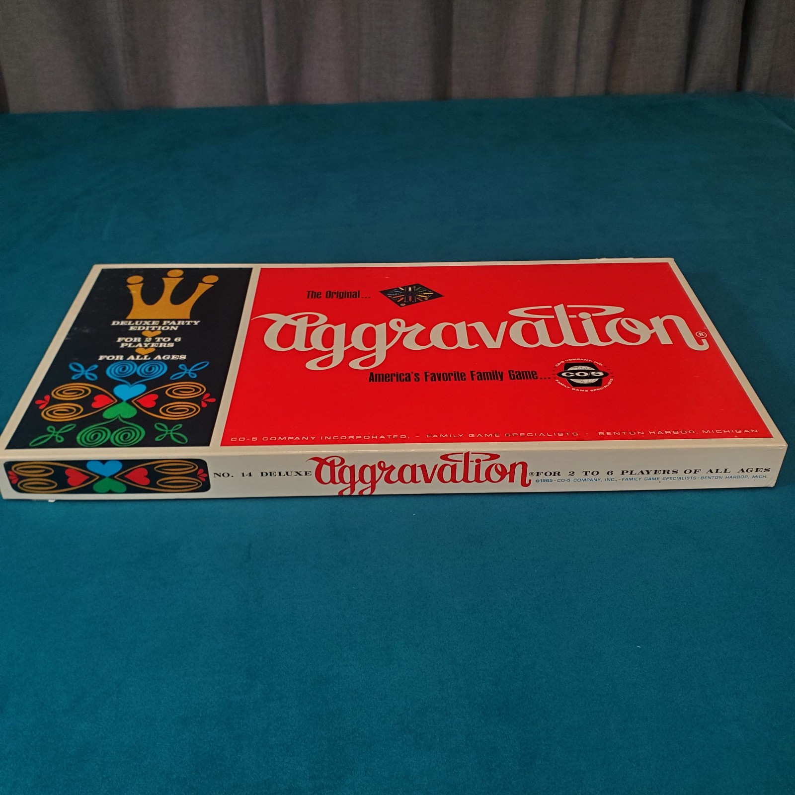 Aggravation Board Game 1965 VINTAGE COMPLETE CO-5 Company