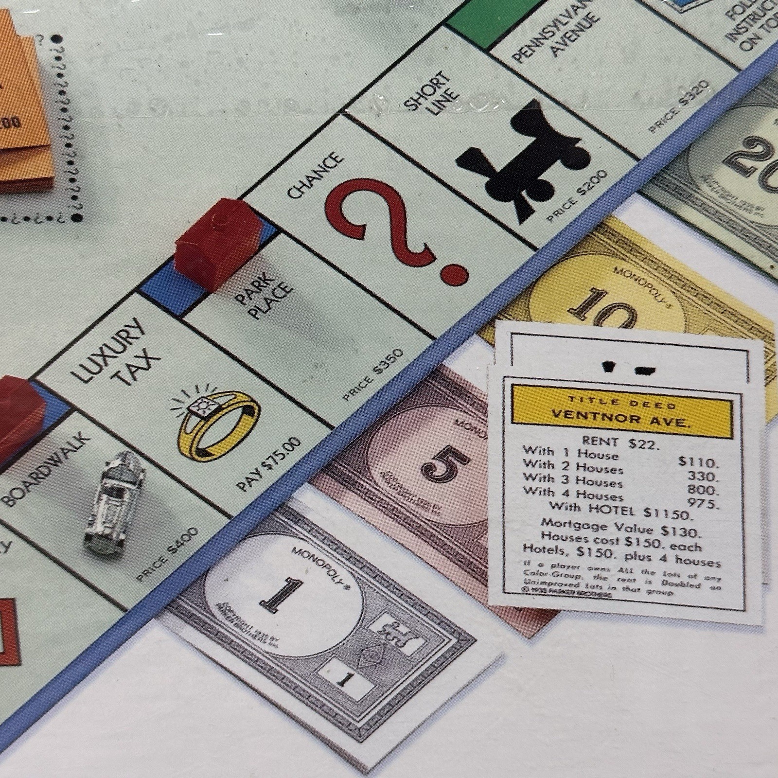 MONOPOLY Property Trading Game Ages 8-Adult Vintage 1999 Family Fun Sealed NEW!