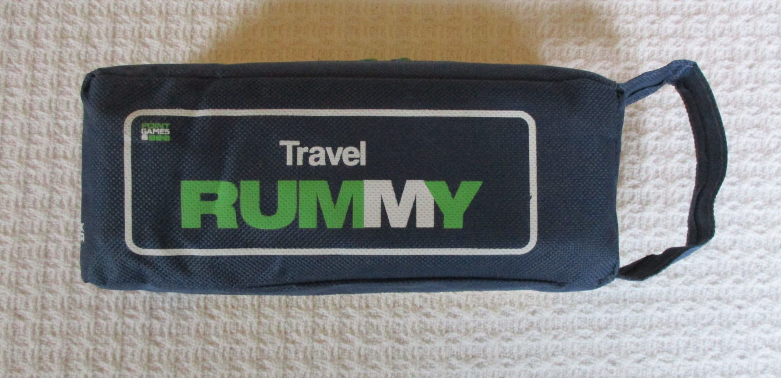 Mini Travel Rummy Game Set 106 Tiles and 4 Racks with Bag New