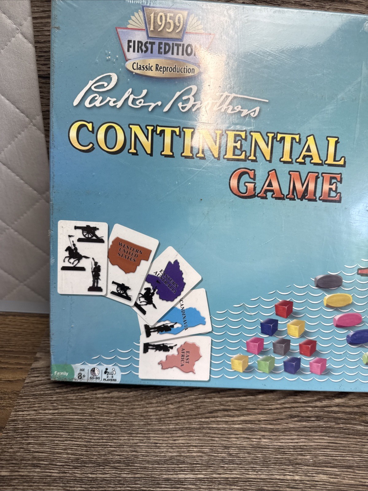 Parker Brothers Continental Game Risk 1959 First Edition Reproduction Sealed