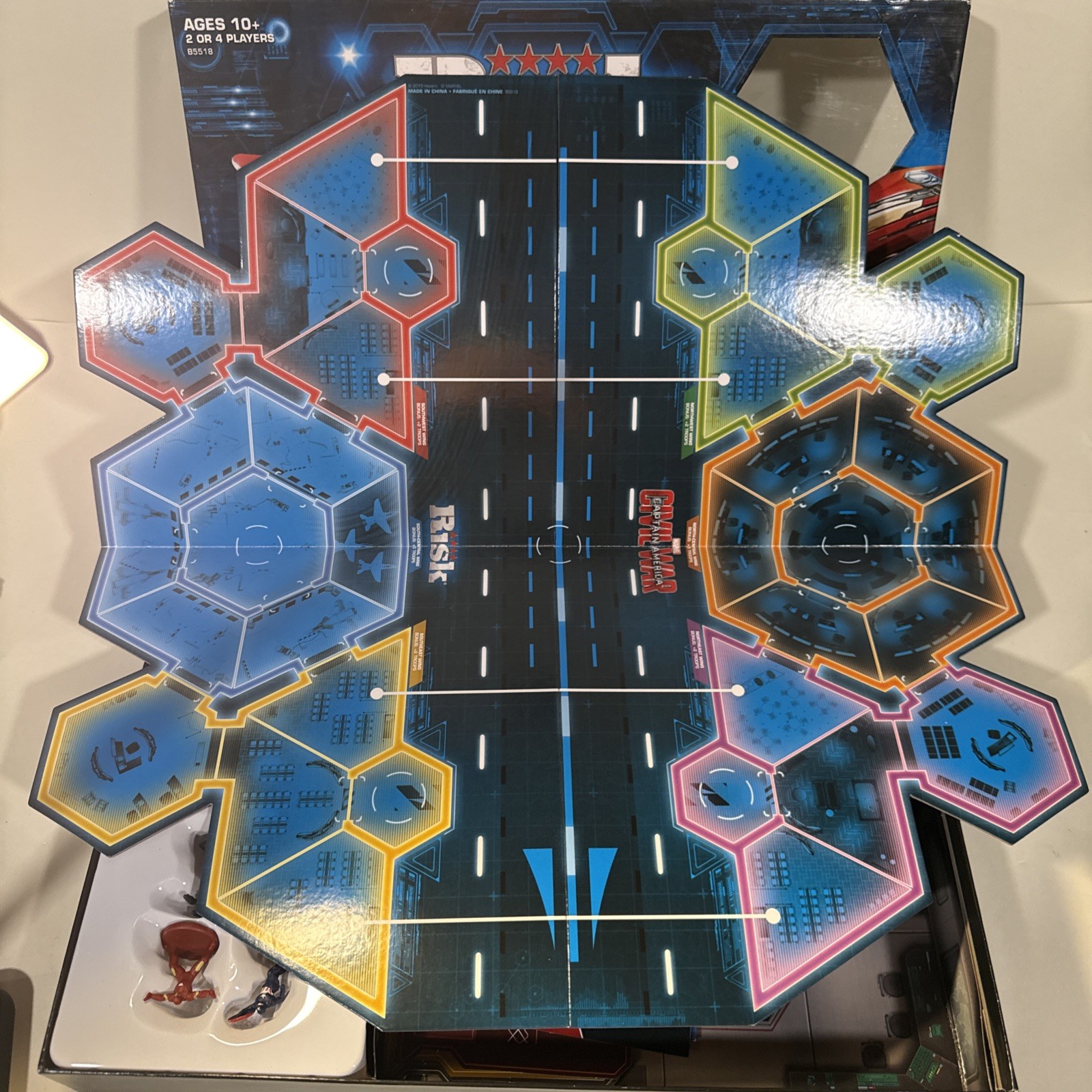 Risk Captain America Civil War Board Game Marvel Hasbro Avengers 2016
