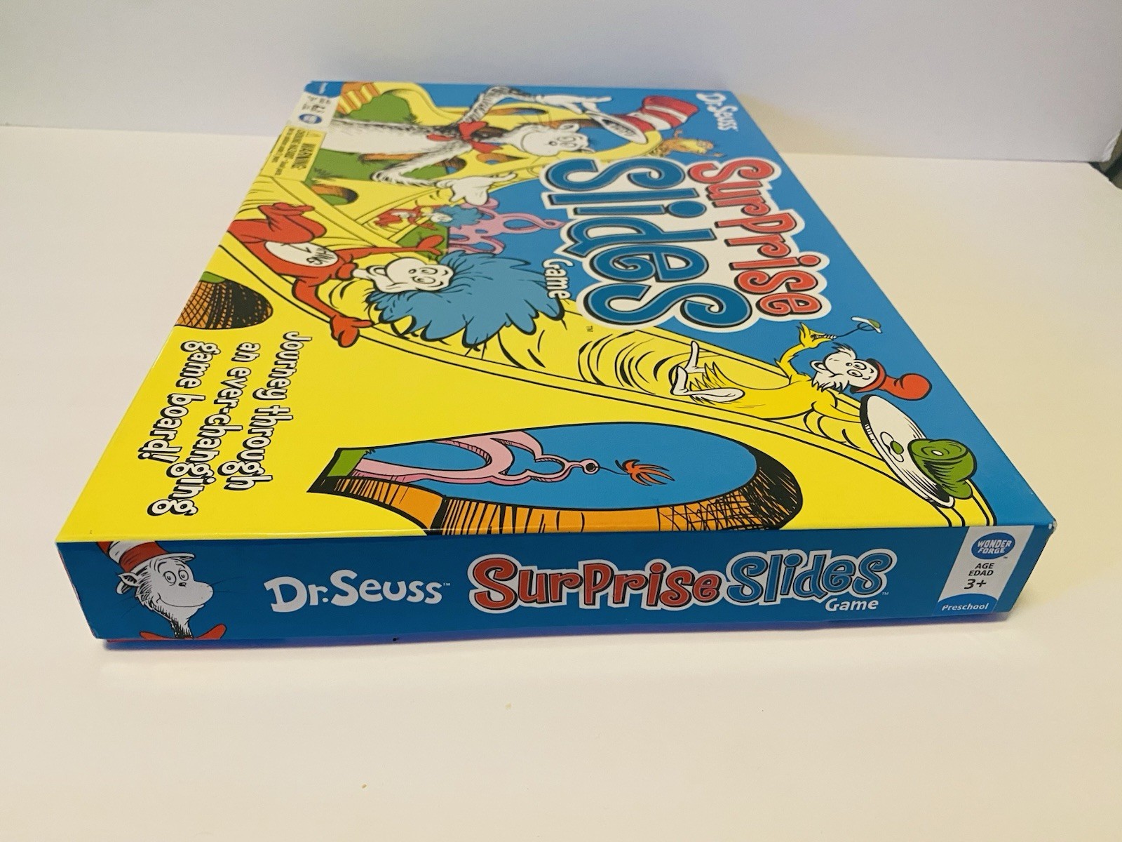 Dr. Seuss Surprise Slides Board Game “Cat in the Hat” by Wonder Forge