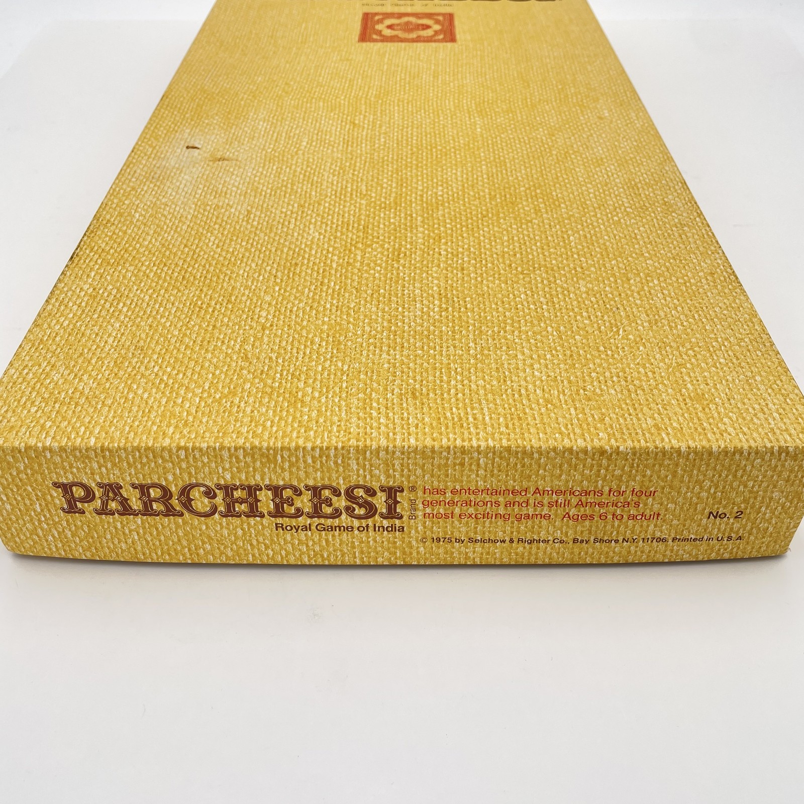 Vintage 1975 Parcheesi Board Game Selchow & Righter Royal Game of India Complete