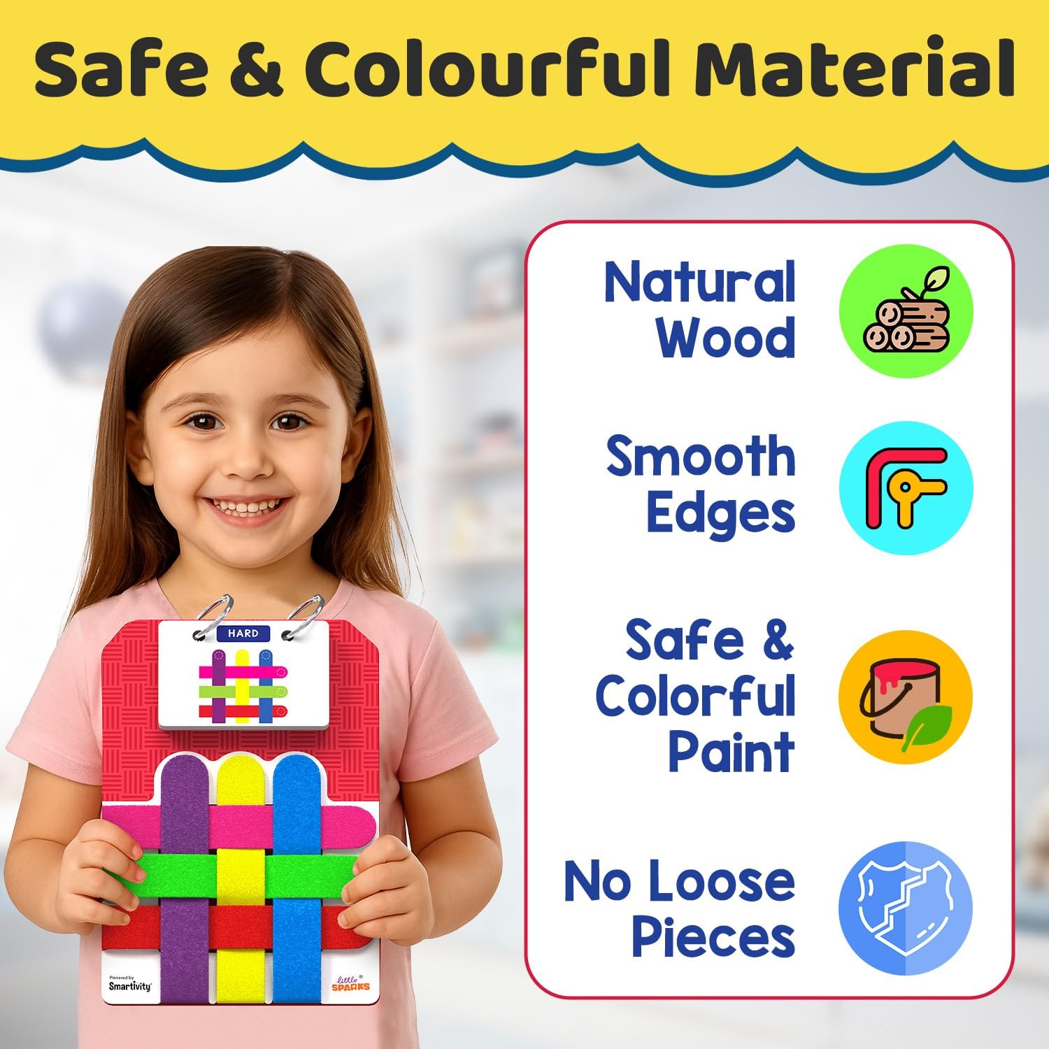 Smartivity Pattern Puzzle Game for Kids Ages 4, 5, 6, 7, 8 | 30+ Color & Patt…
