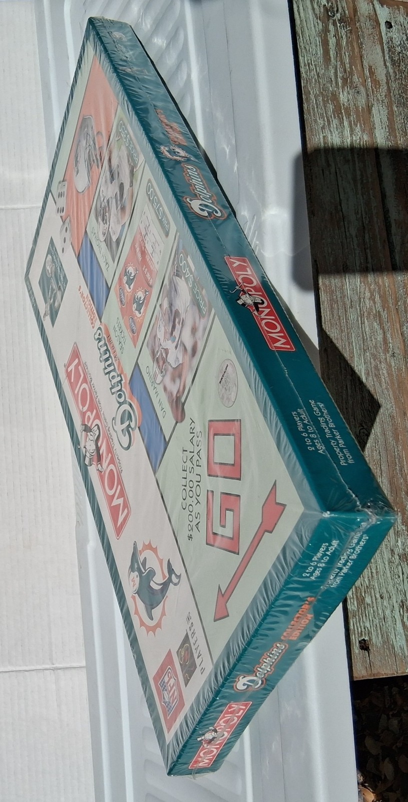 Miami Dolphins NFL Collector’s Edition Monopoly Board Game Brand New Sealed